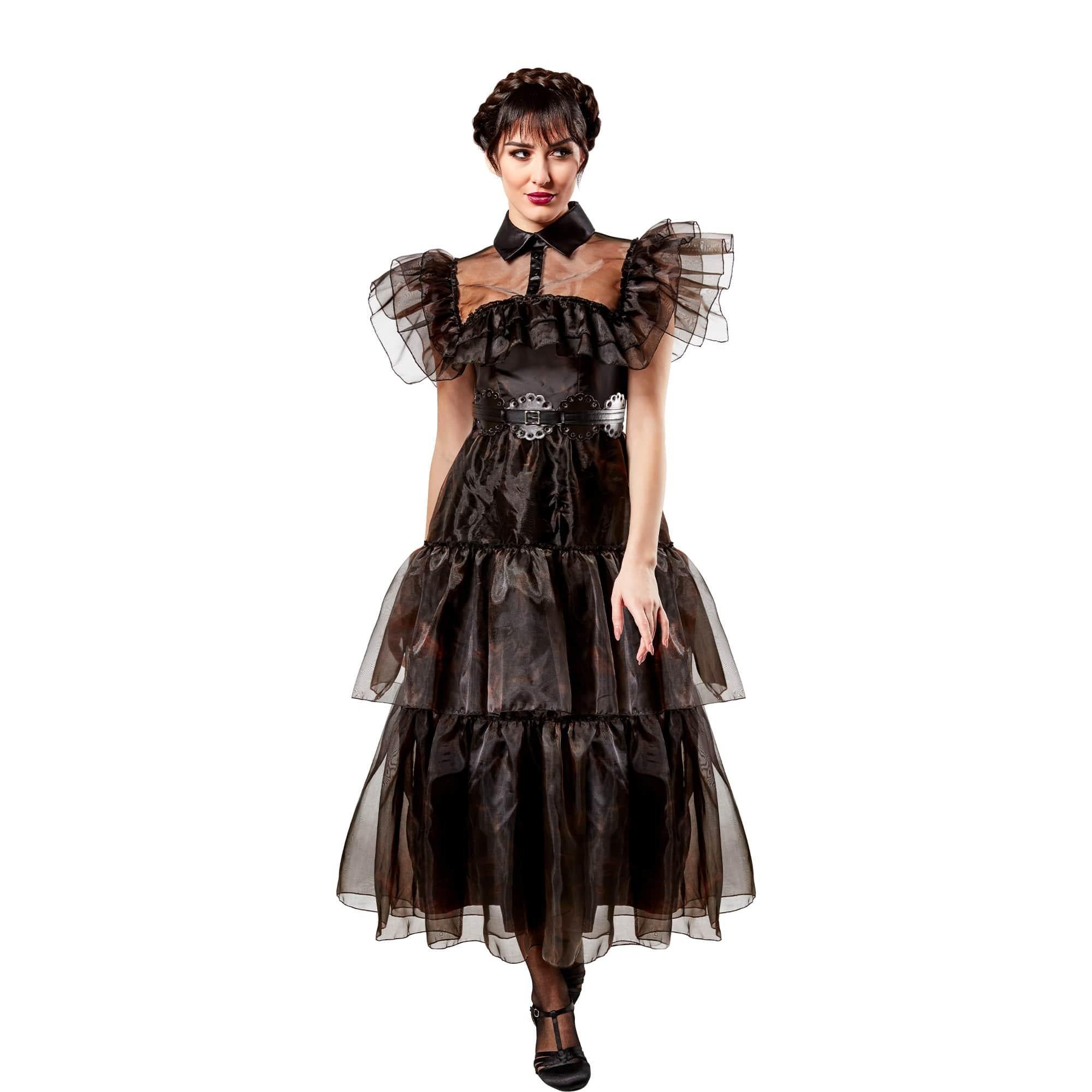 Wednesday Addams Rave’n Dance Dress – Adult Costume