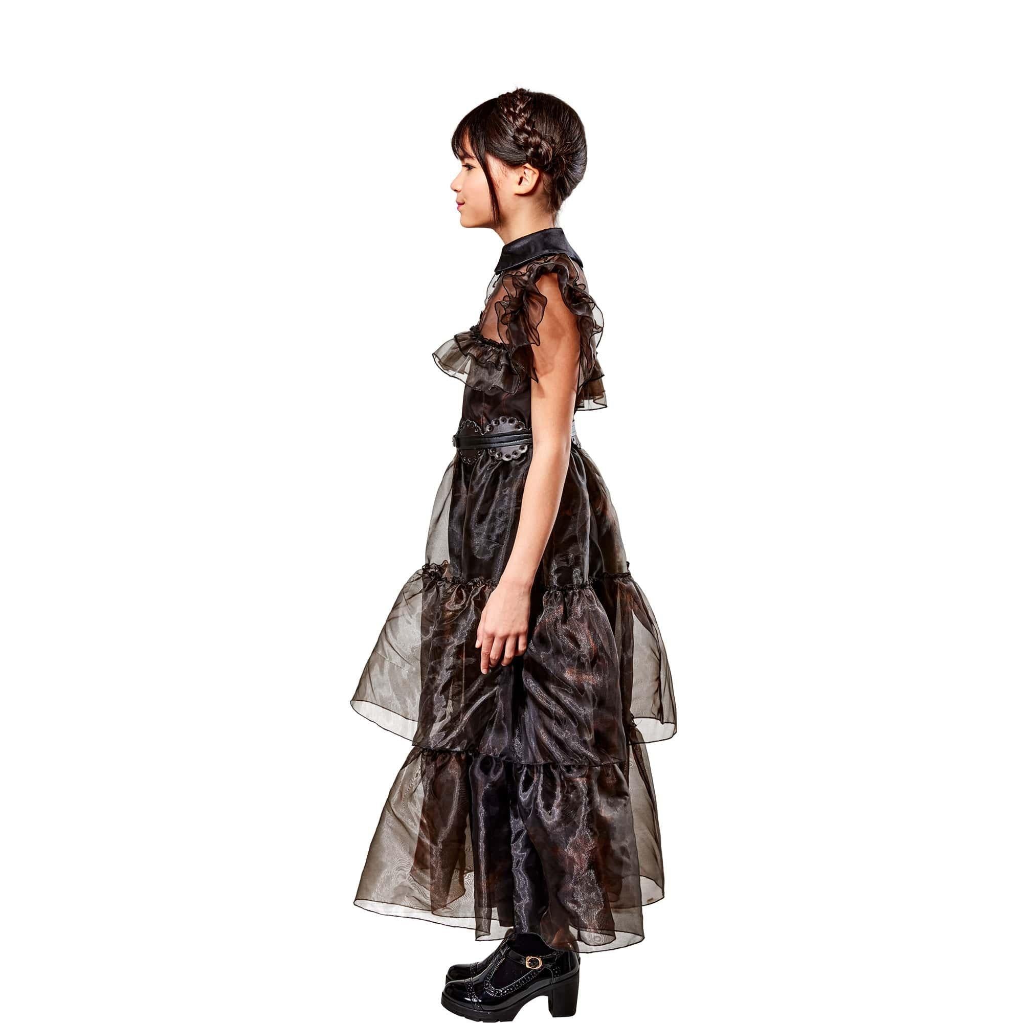Wednesday Addams Rave’n Dance Dress – Girls Costume - Image 2
