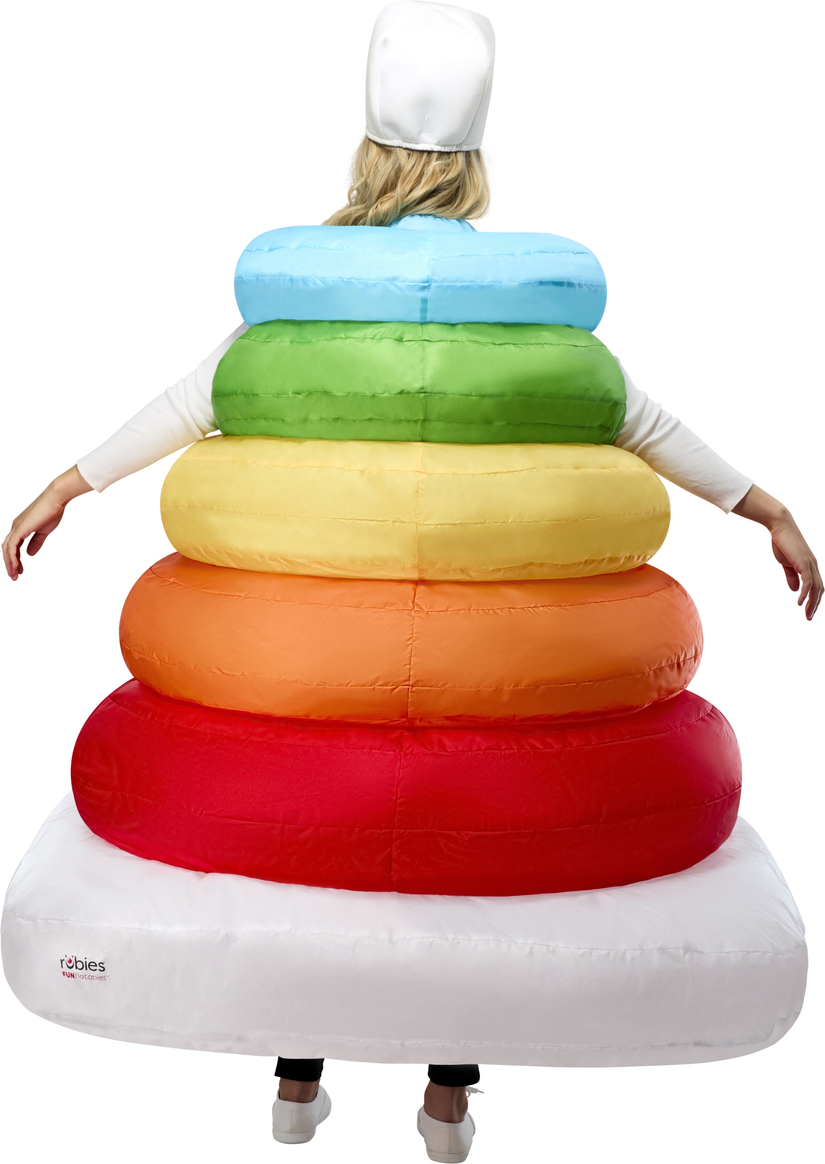 Adult Fisher Price Rock-A-Stack Inflatable Costume - Image 2
