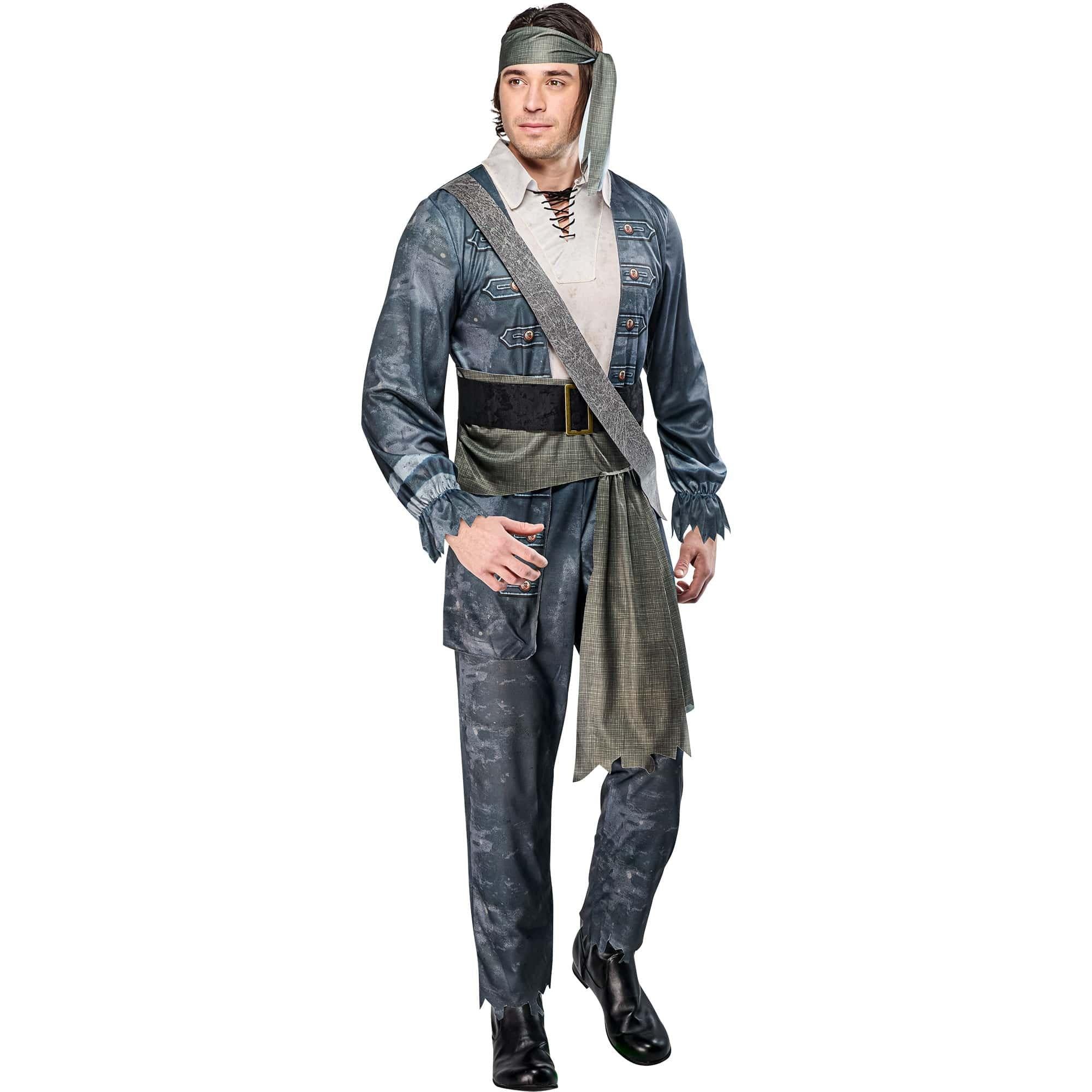 Weathered Pirate Costume – Men – Mens pirate costume