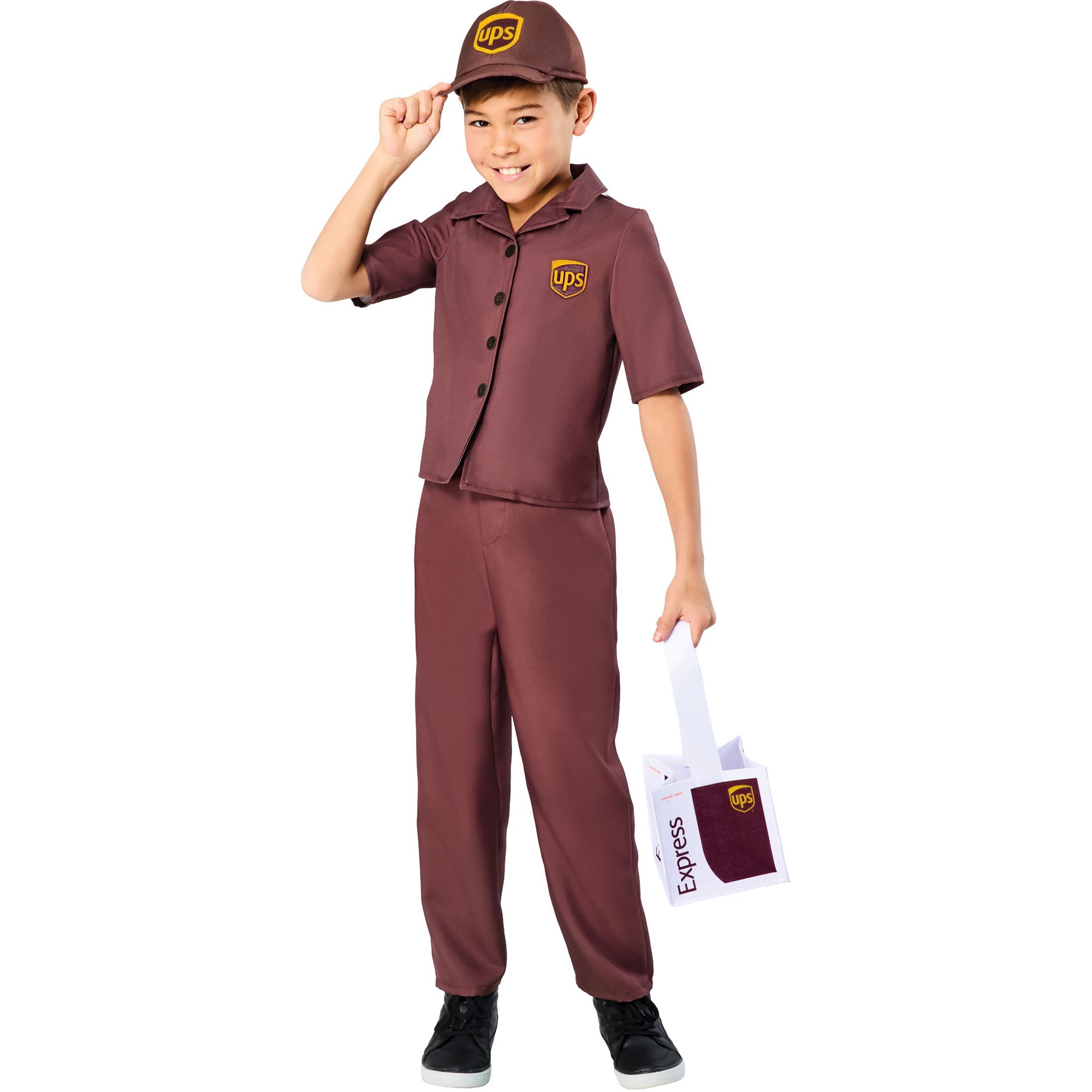 UPS Driver Costume for Boys
