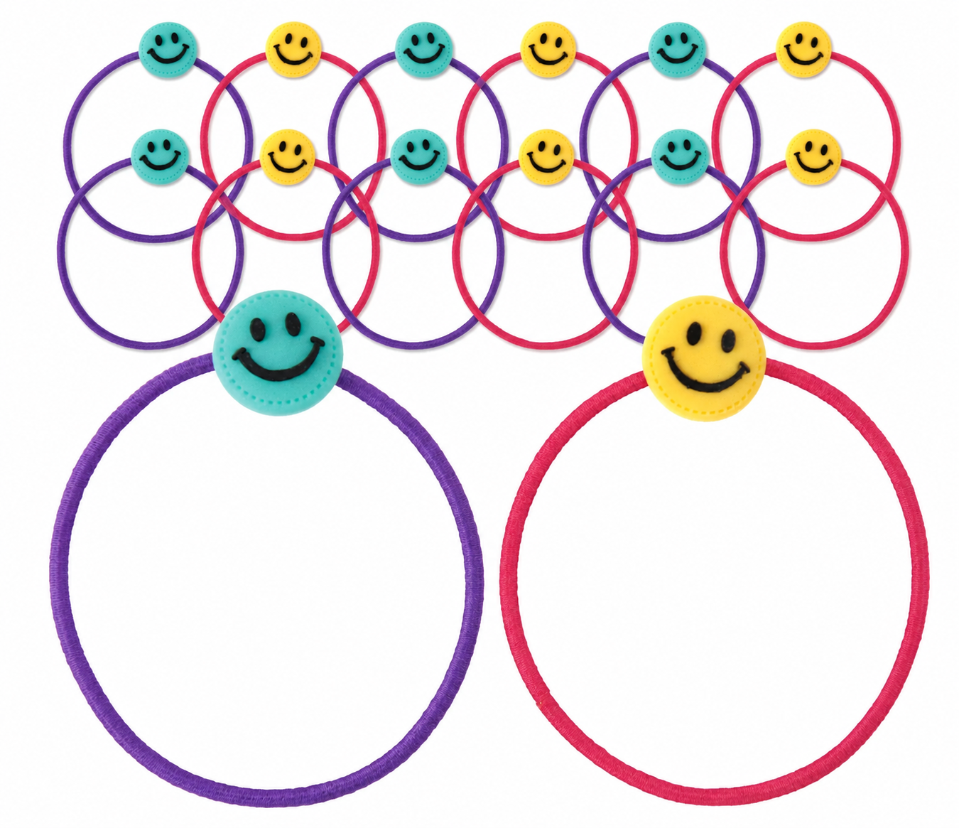 Smiley Party Favor Kit, 60pc for 12 Guests - Image 2