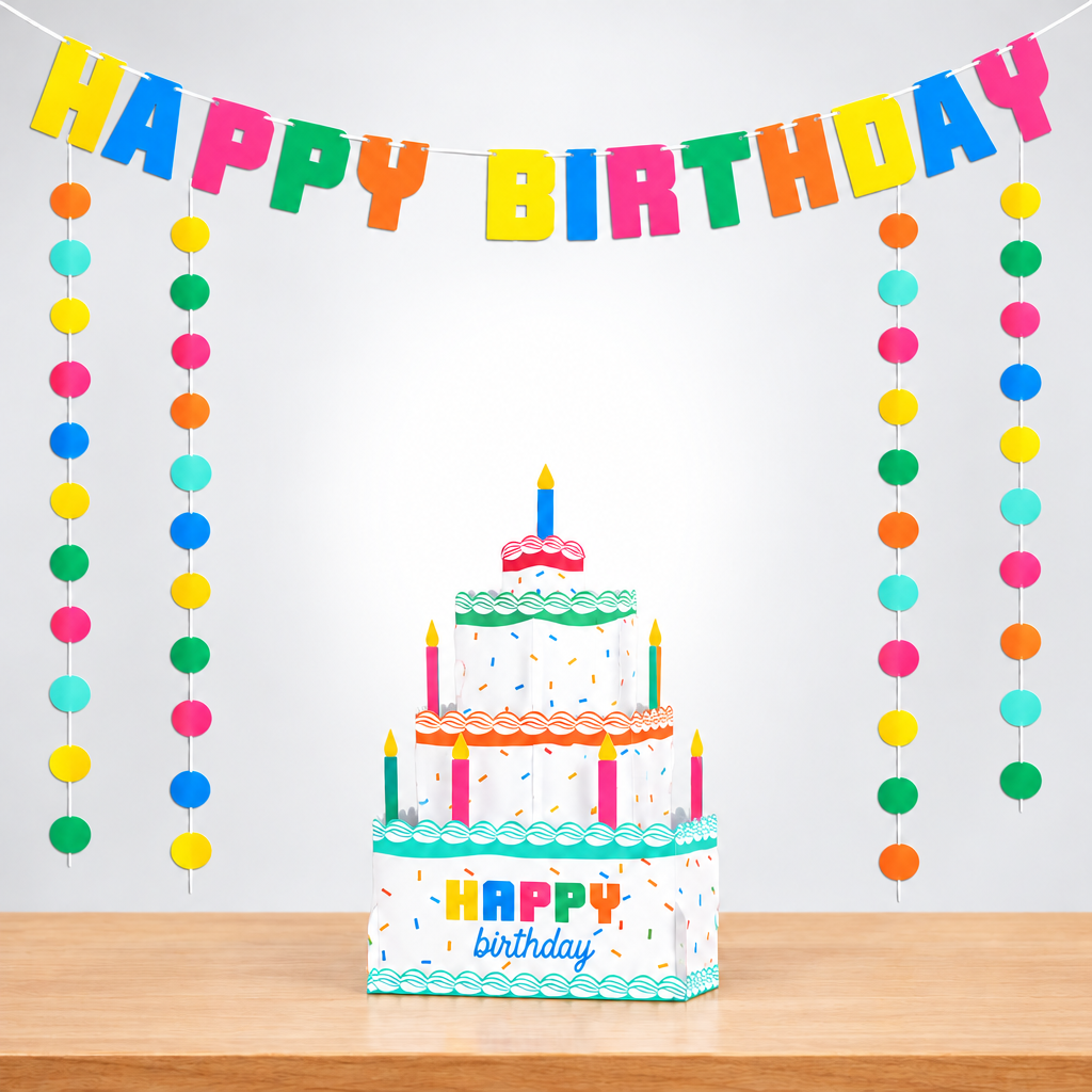 Colorful Collage Decoration Kit