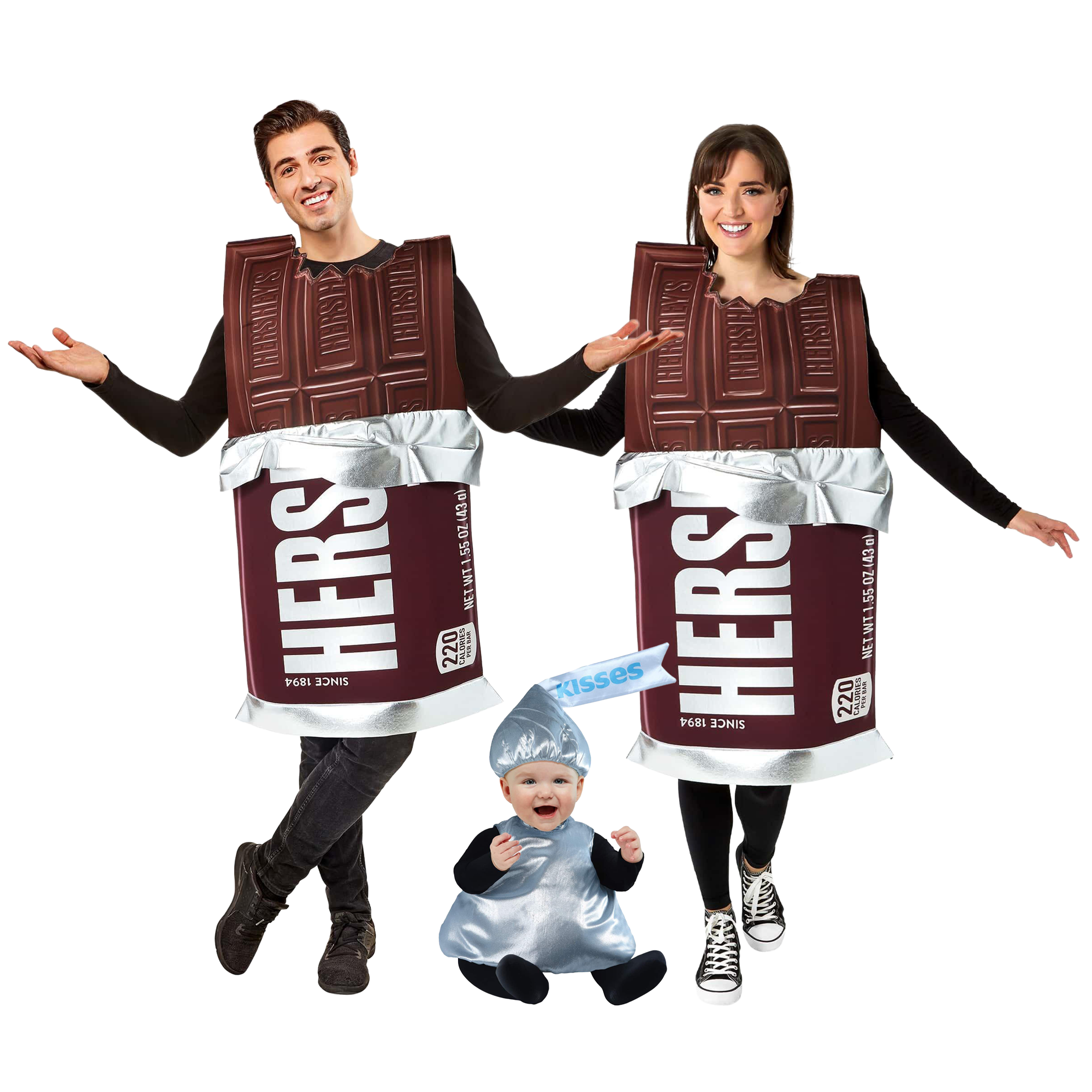 Hershey’s Chocolate Bars & Kiss Family Costume Kit
