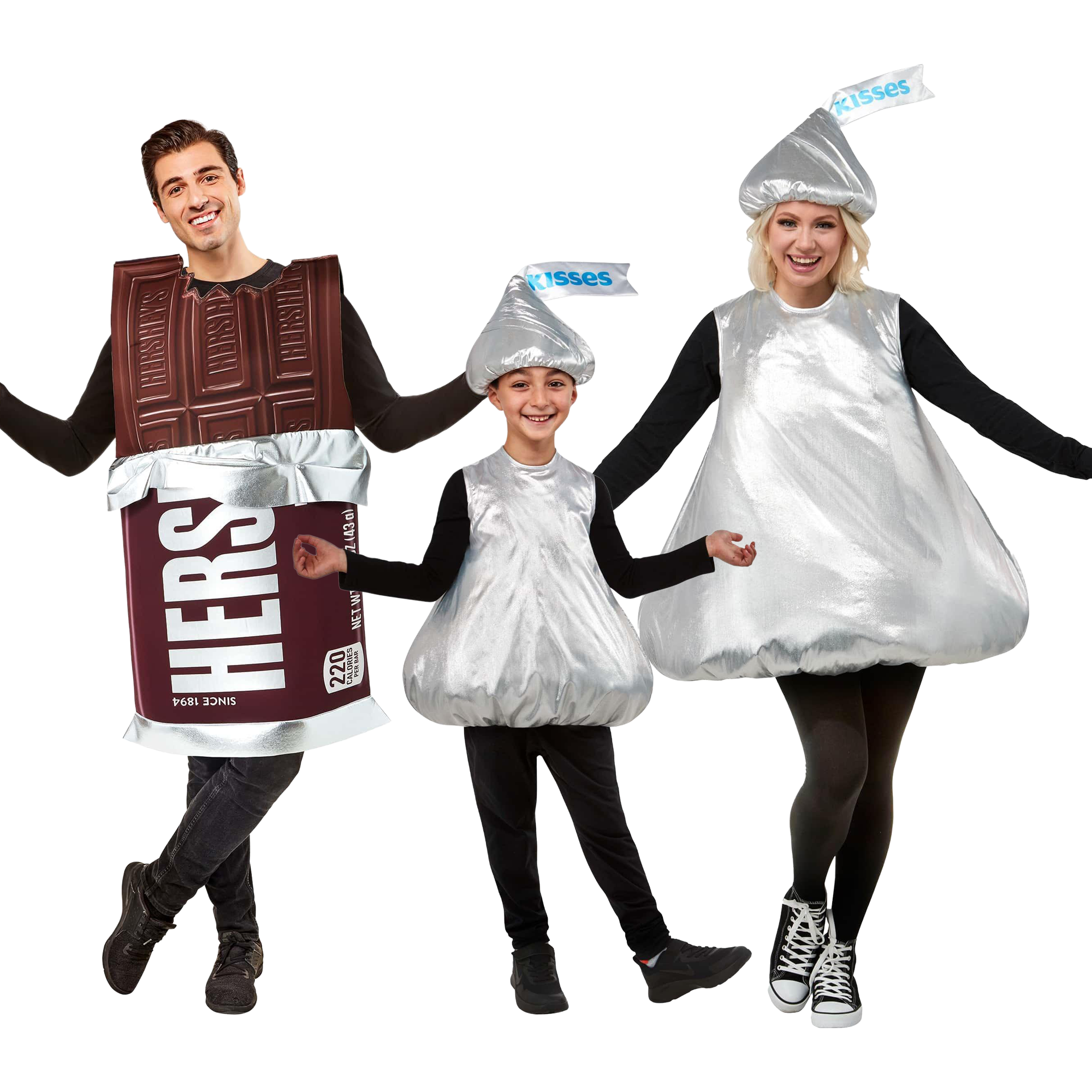 Hershey’s Family Costume Kit with 2 Adults & 1 Child
