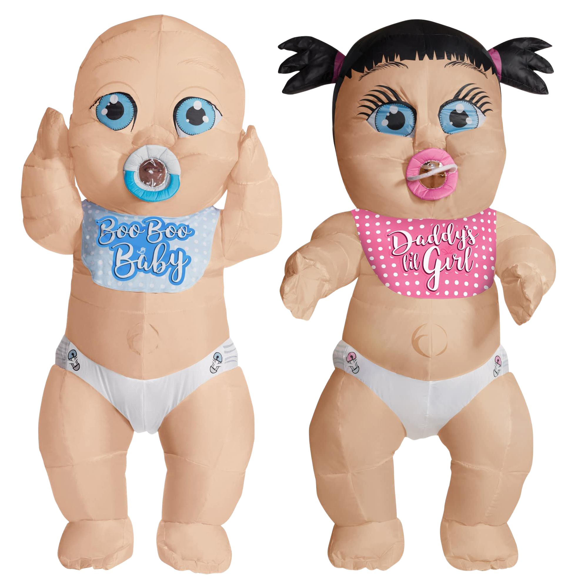 Momma's Boy & Daddy's Girl Inflatable Couples Costume