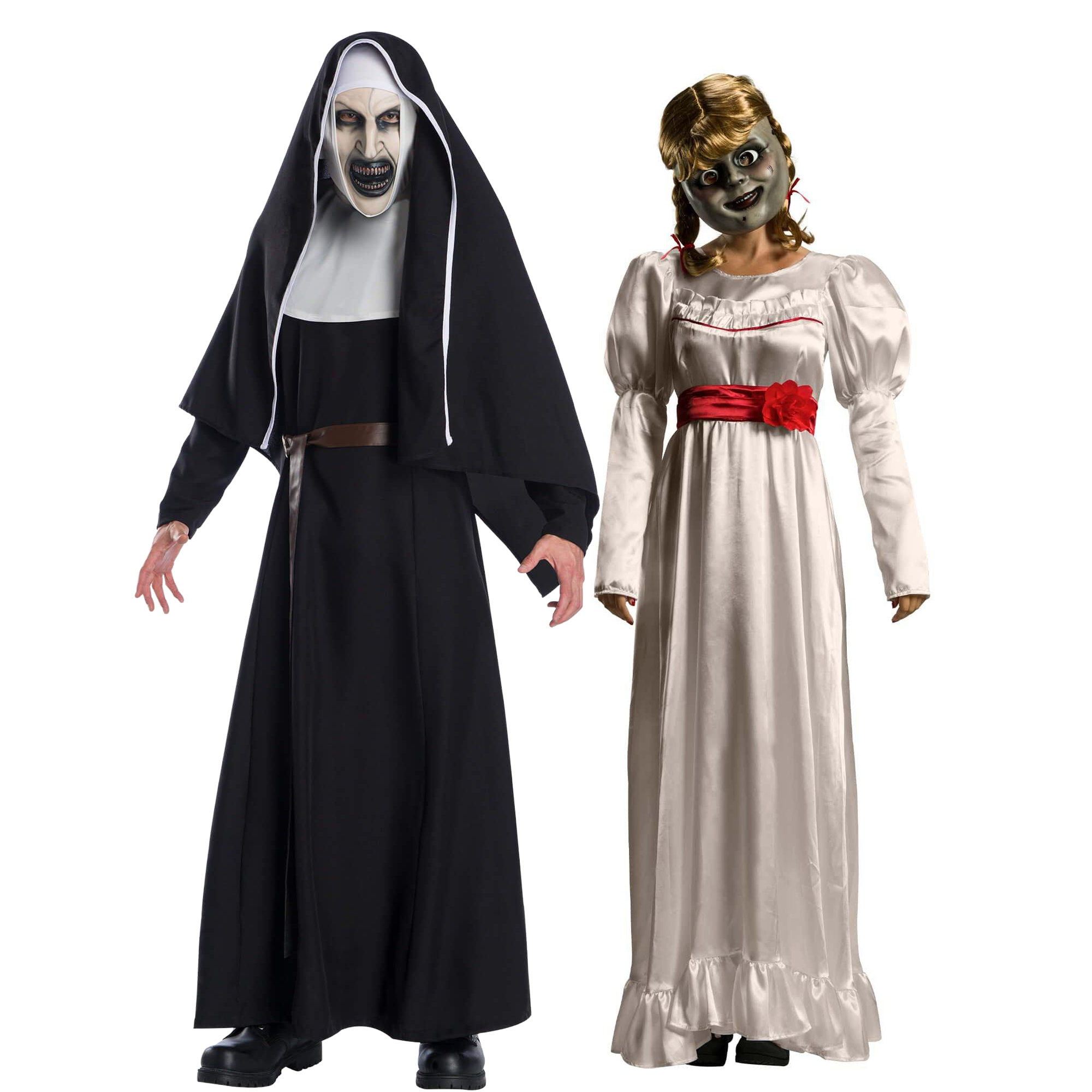 The Nun & Annabelle Couples Costume for Adults