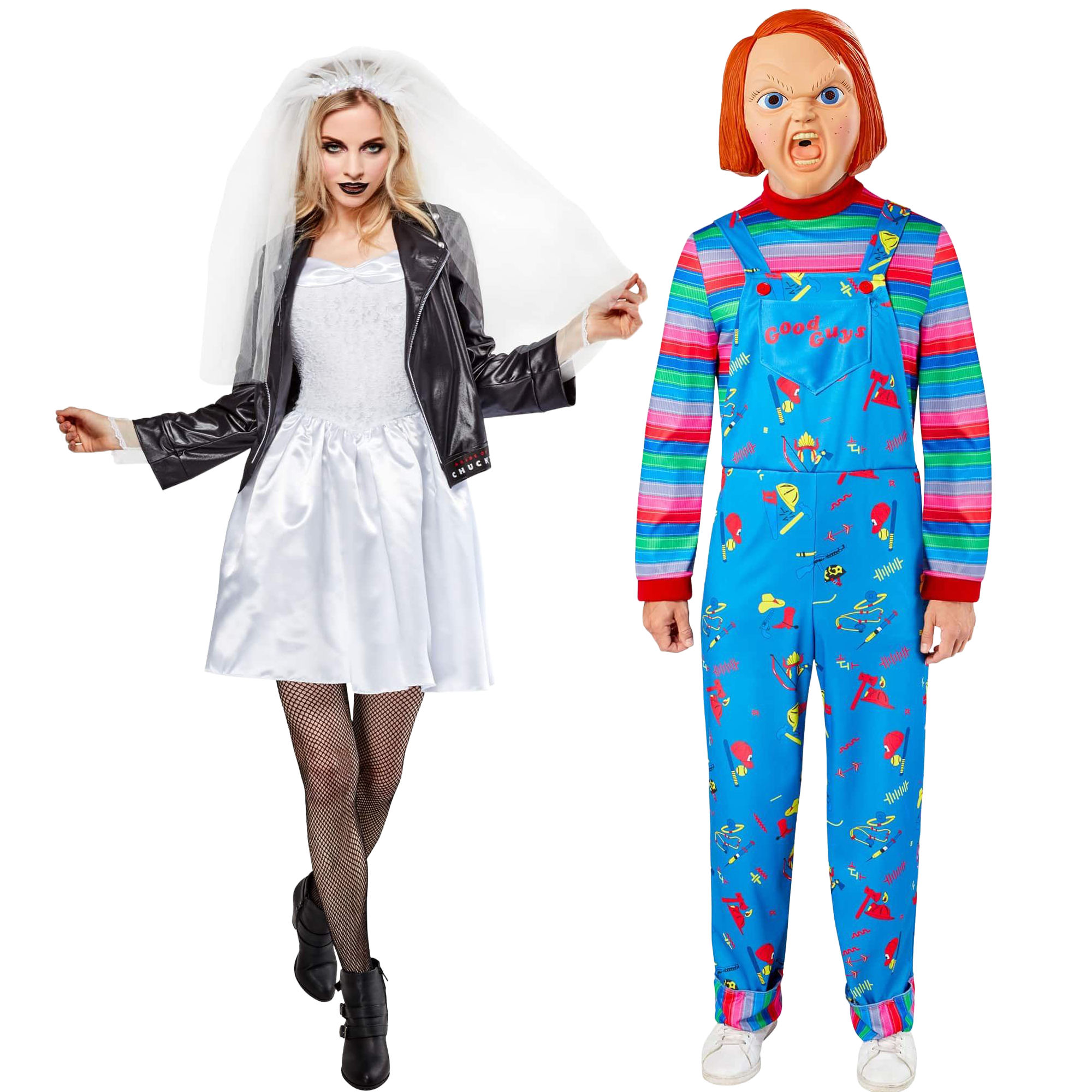 Chucky & Tiffany Couples Costume for Adults