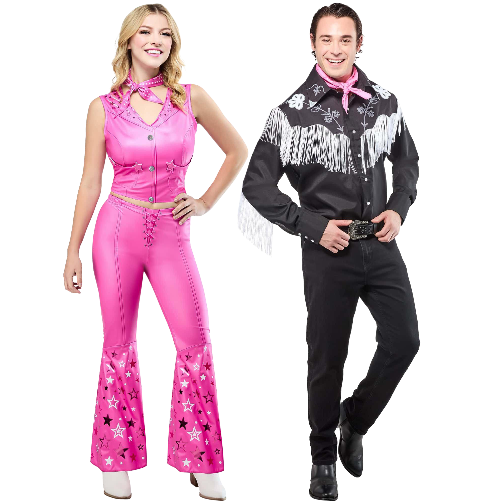 Adult Barbie & Ken Western Couples Costume