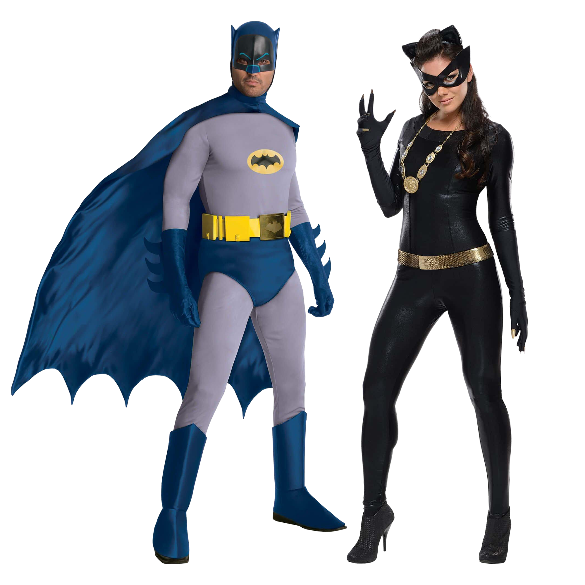 Batman & Catwoman Grand Heritage Couple's Costume for Adults