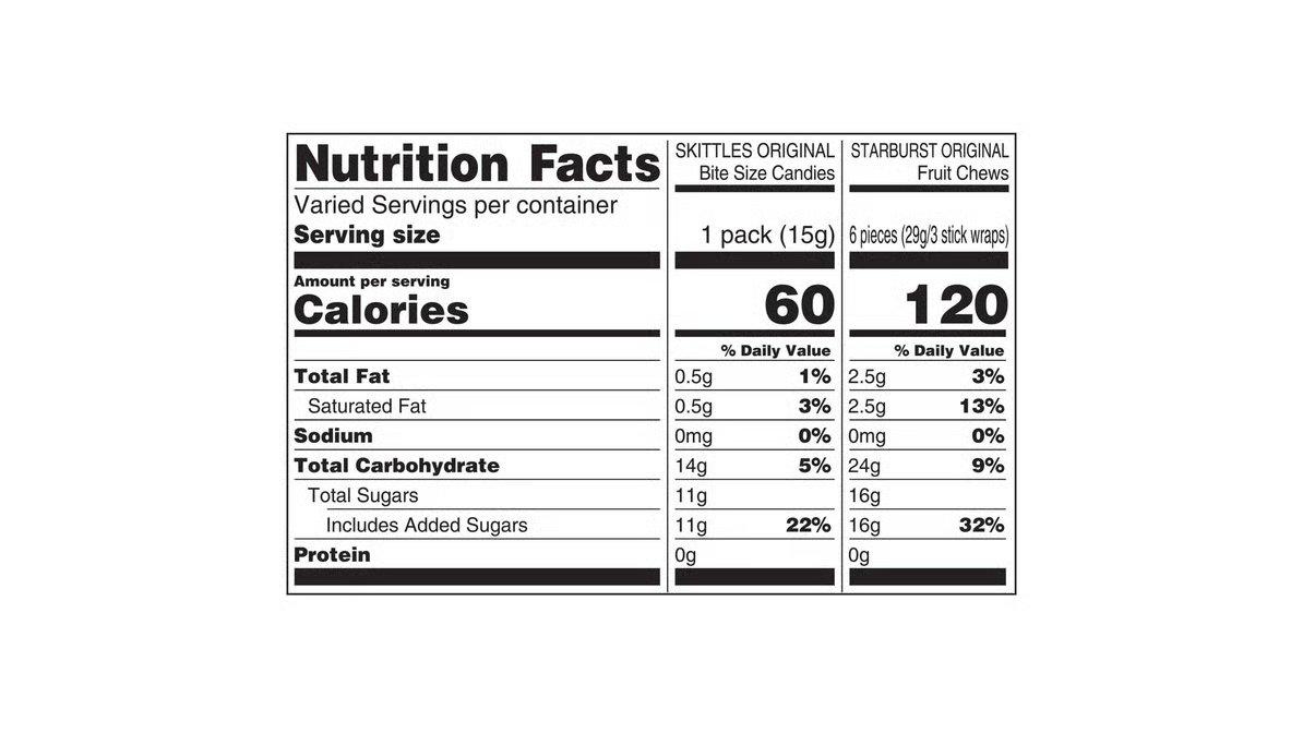 Skittles and Starburst Fruit Chew Candy Original Fun Size Bag (65 ct) - Image 2