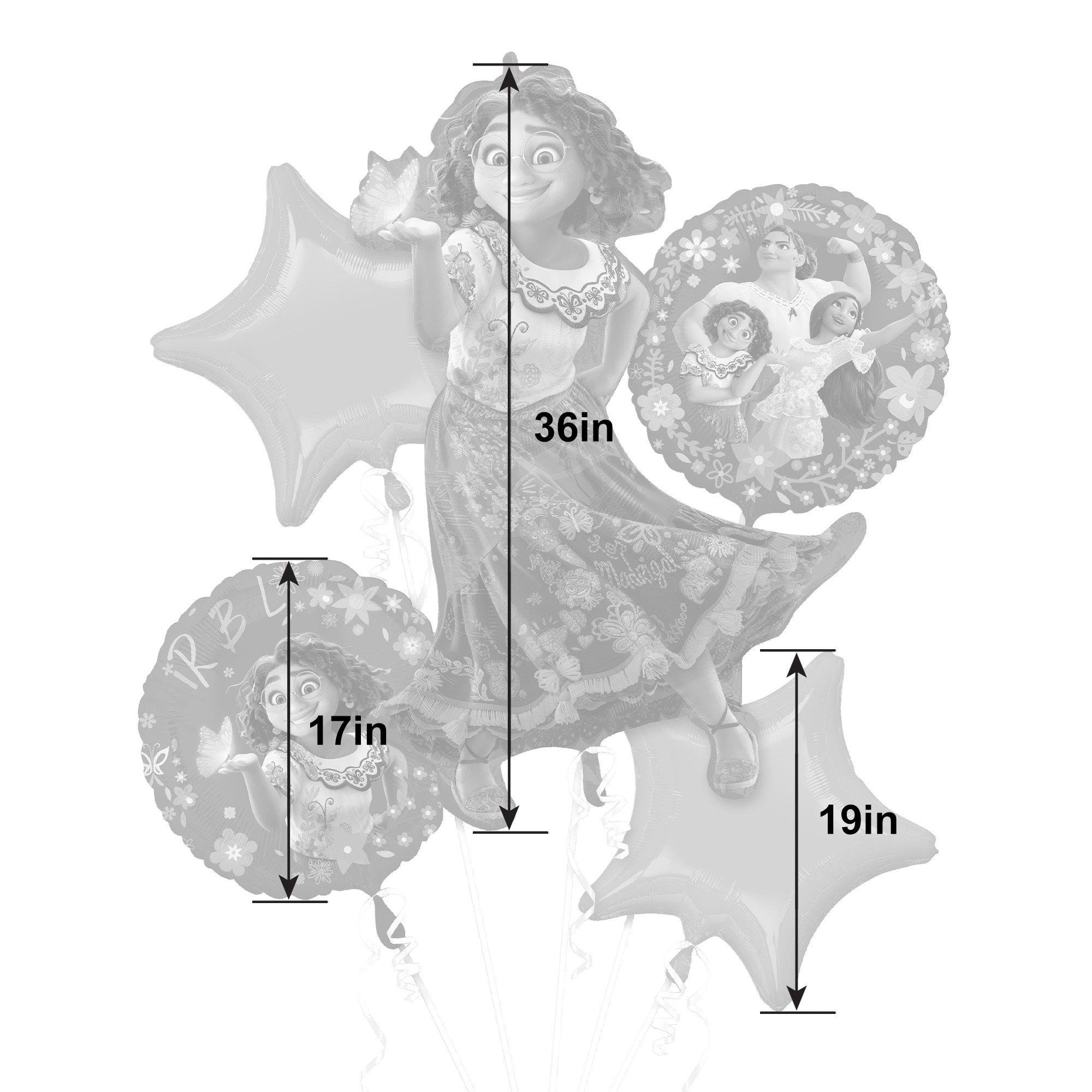 Encanto Foil Balloon Bouquet, 5pc - Image 2