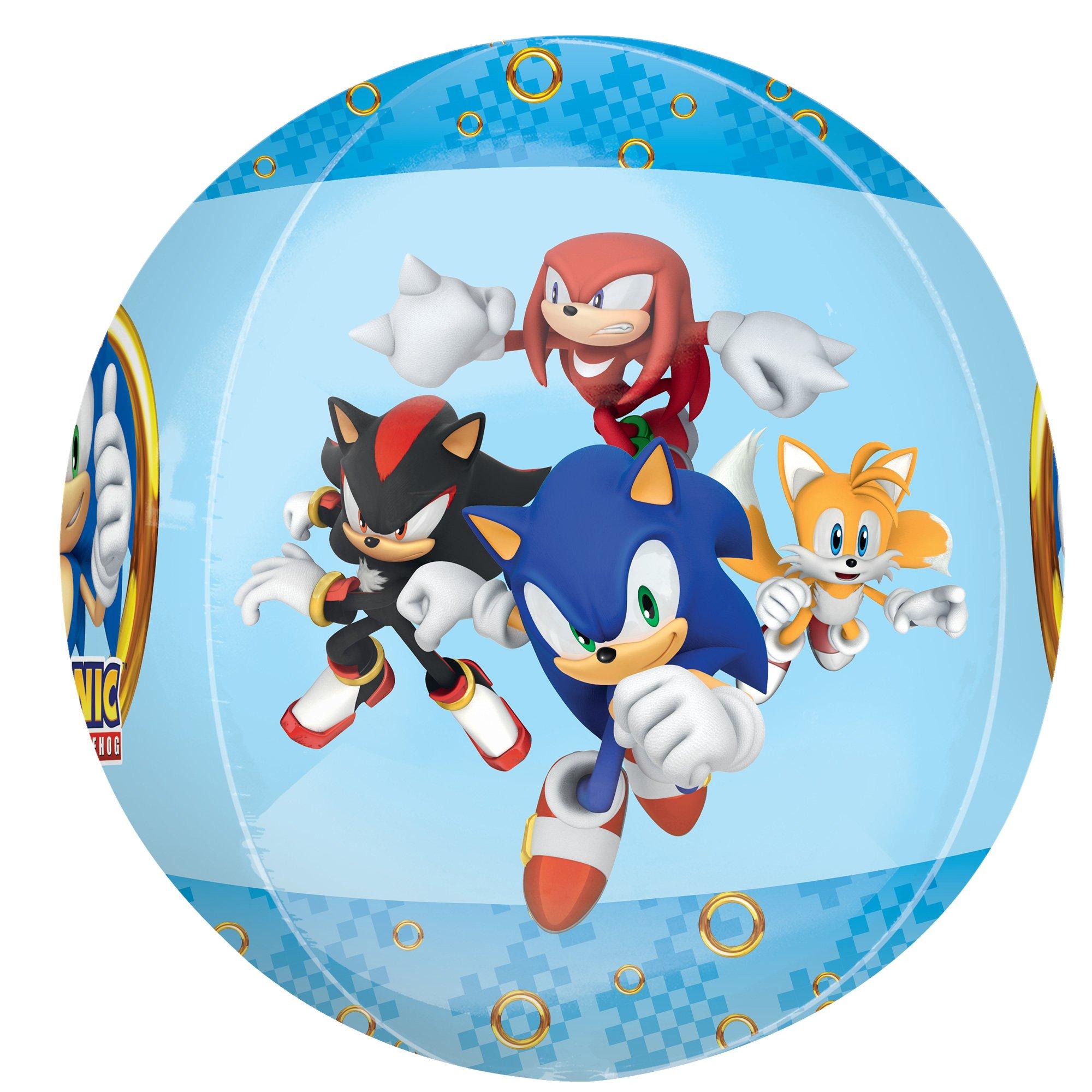 Sonic the Hedgehog 2 Plastic Balloon, 15in x 16in - Orbz - Image 2
