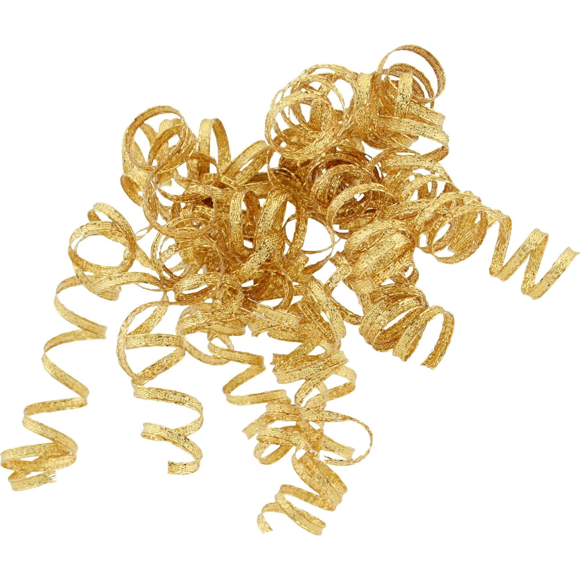 Glitter Curled Gift Ribbons, Assorted Colors - Image 2