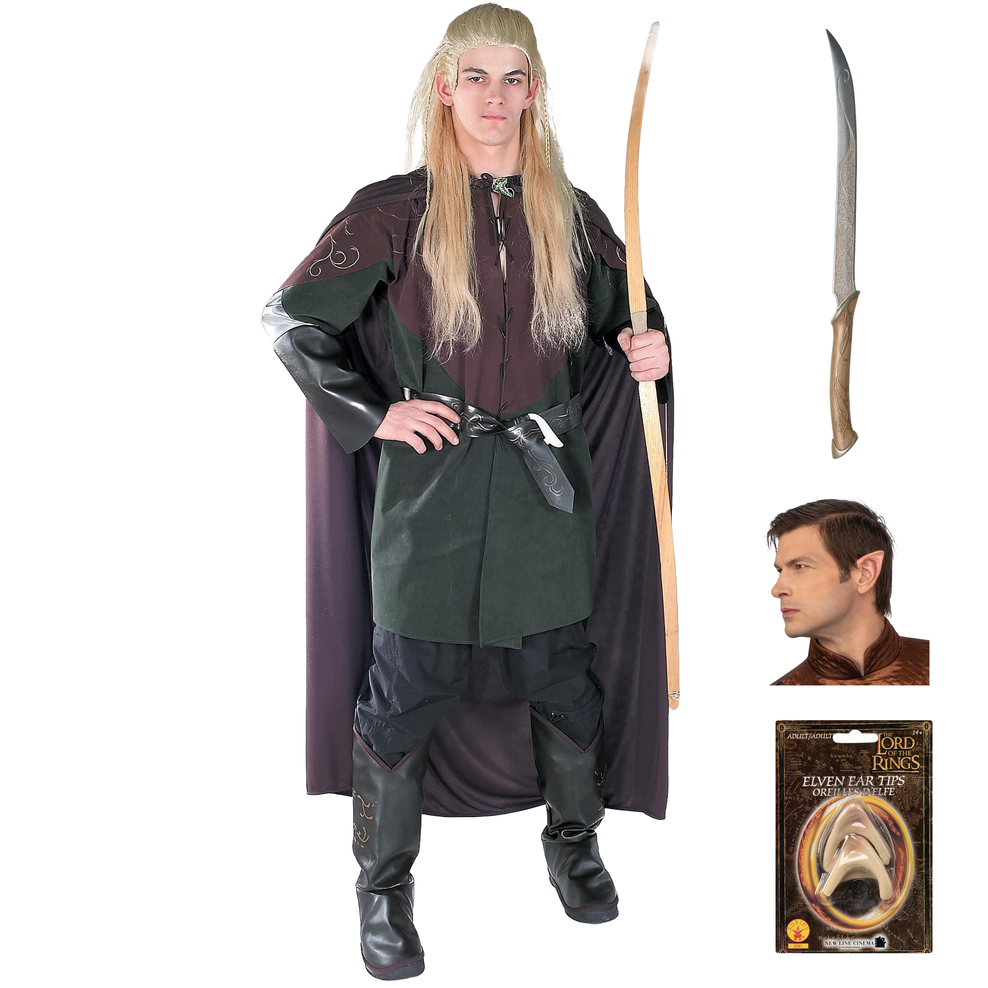 Adult The Lord of the Rings Legolas With Sword Complete Costume Set