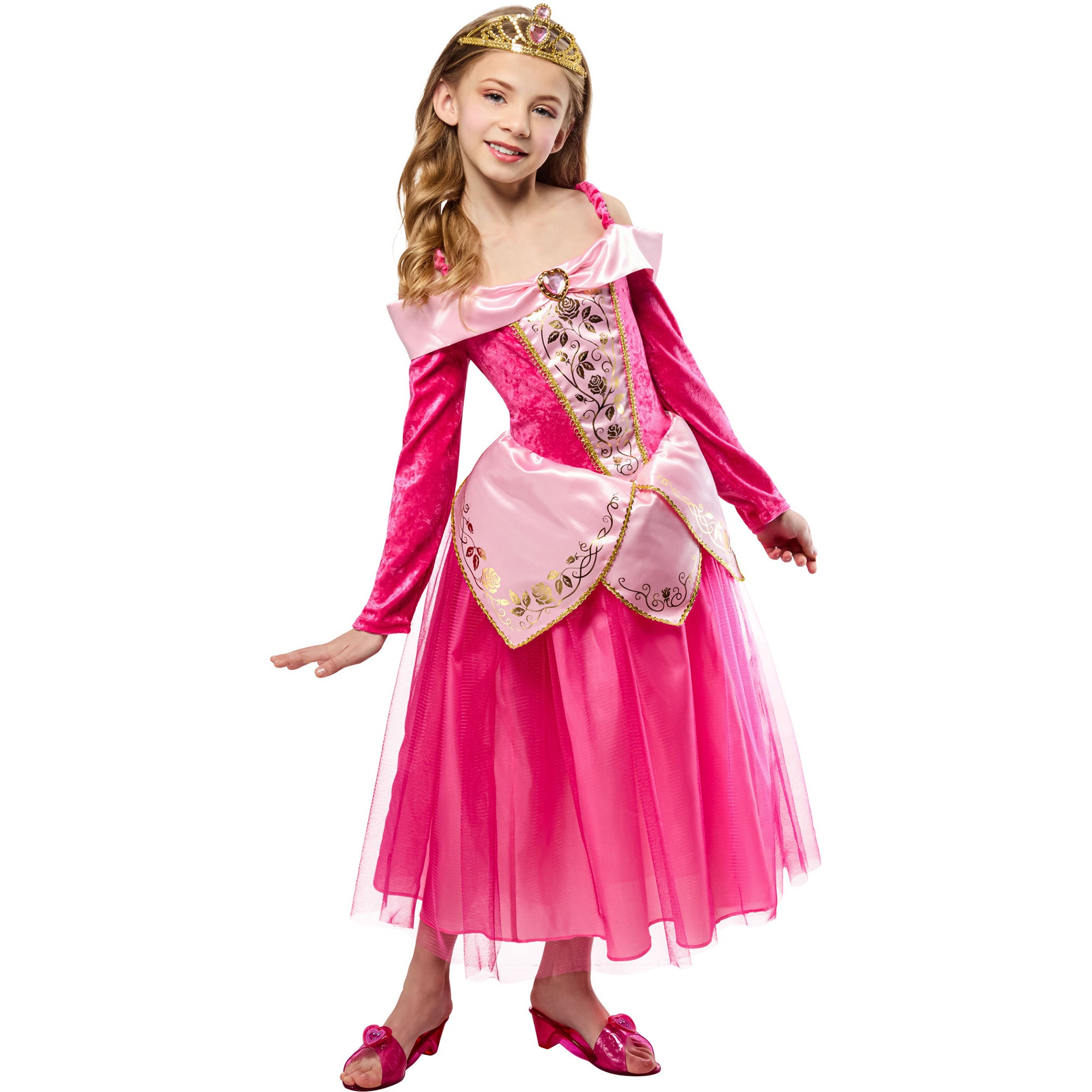 Girls' Pink Sleeping Princess Complete Costume Set - Image 2
