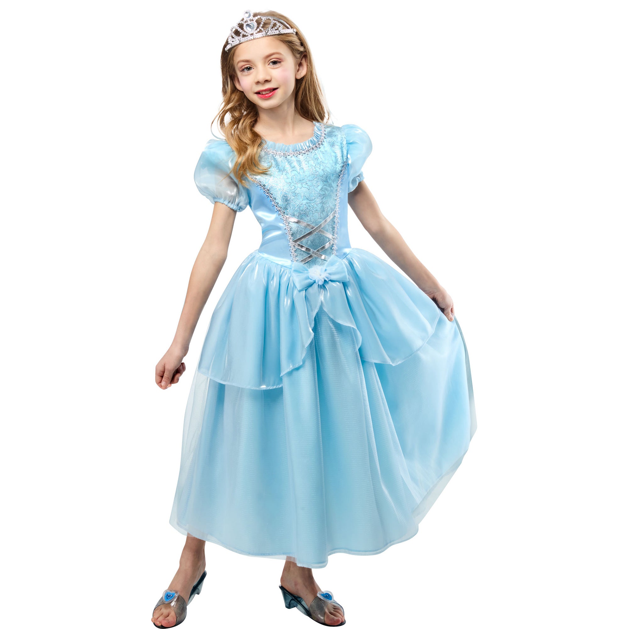 Girls' Blue Midnight Princess Complete Costume Set - Image 2
