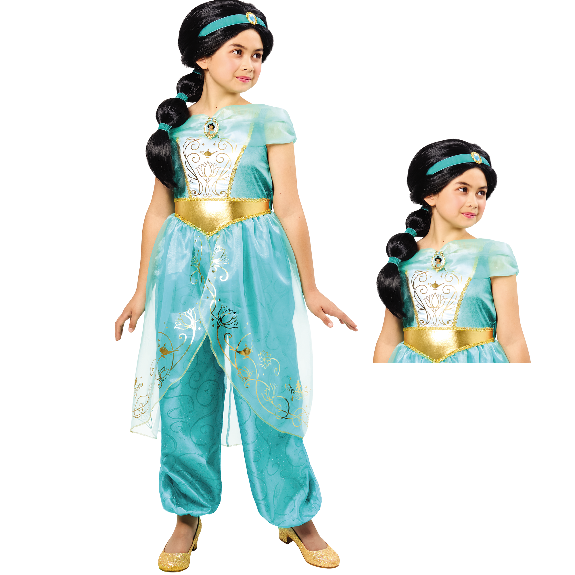 Girls' Disney Princess Jasmine Complete Costume Set
