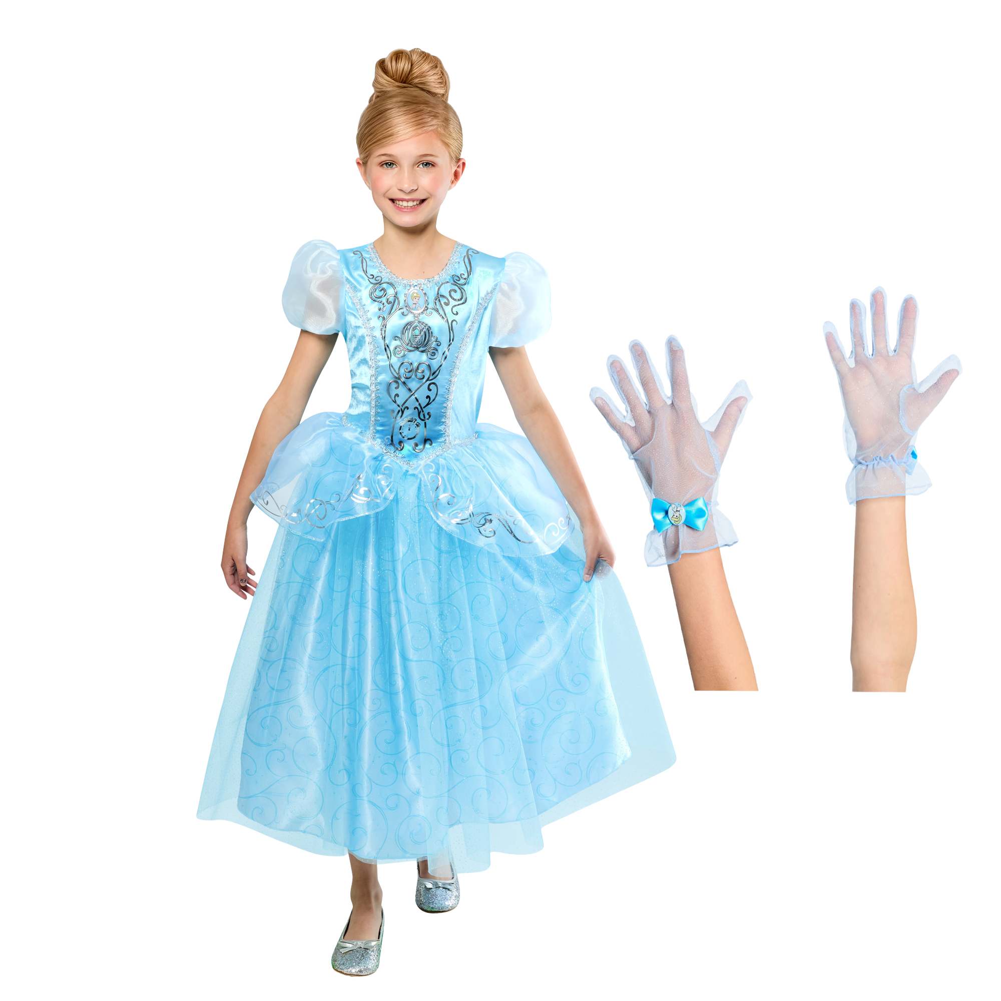 Girls' Disney Princess Cinderella Complete Costume Set