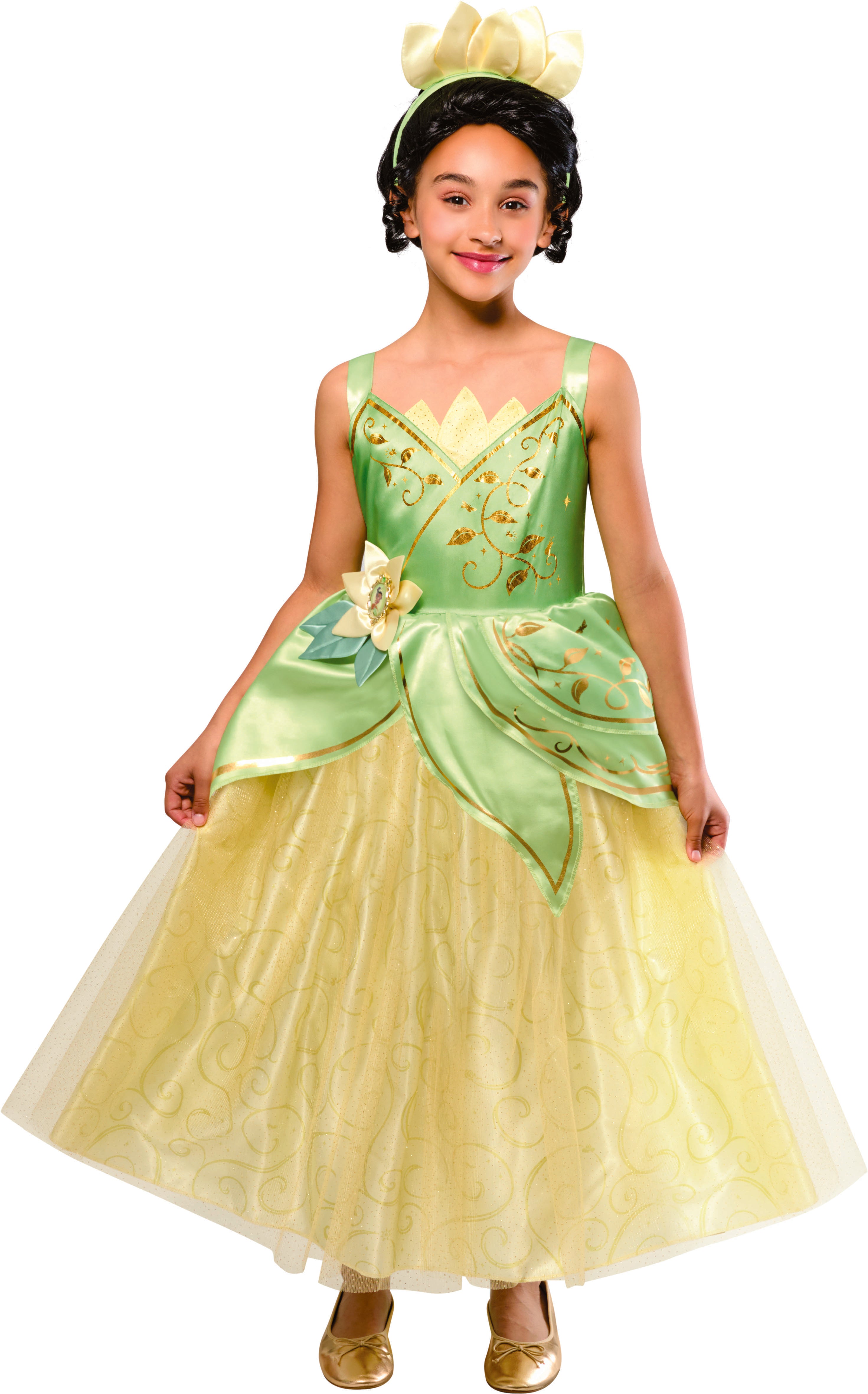 Girls' Disney Princess Tiana Complete Costume Set - Image 2