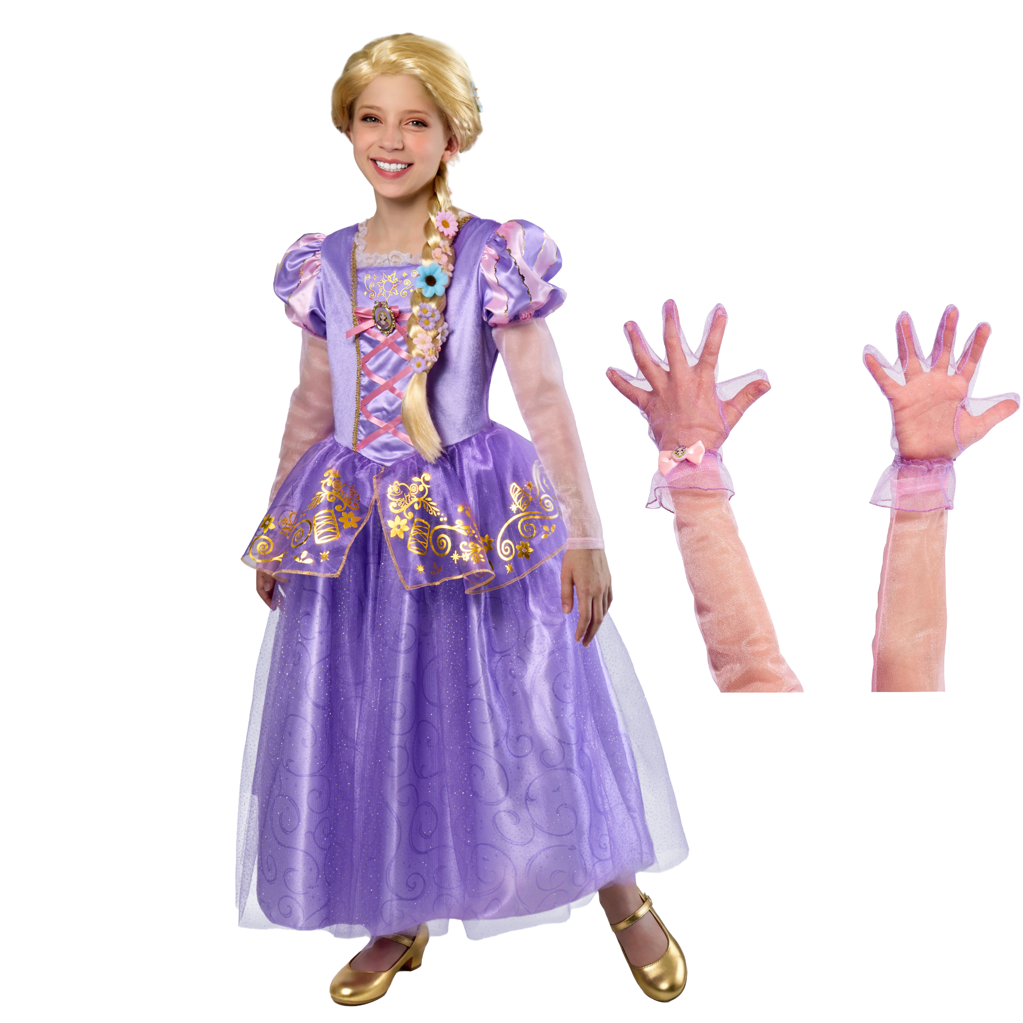 Girls' Disney Princess Rapunzel Complete Costume Set
