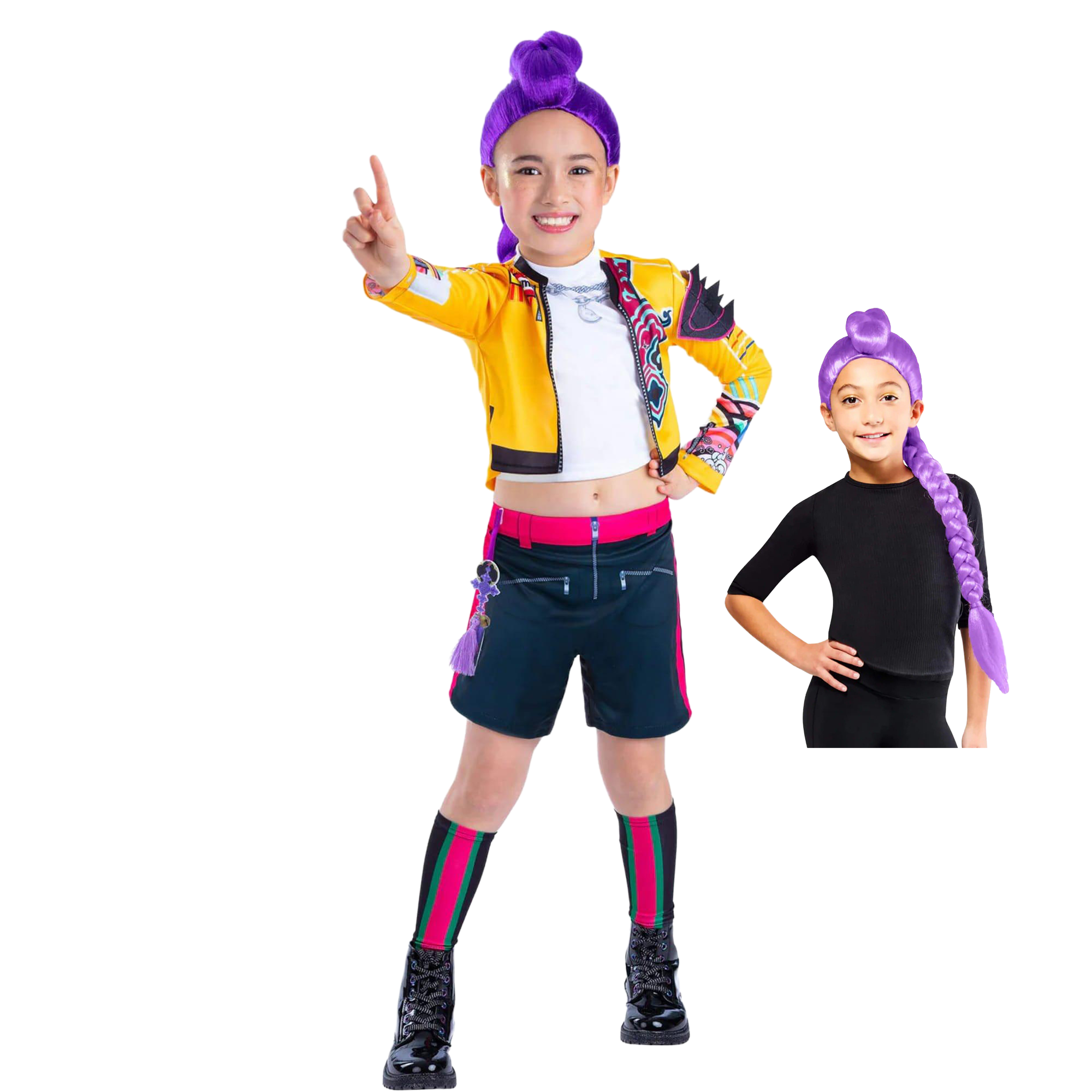 Kids KPop Demon Hunters Rumi Complete Costume Set