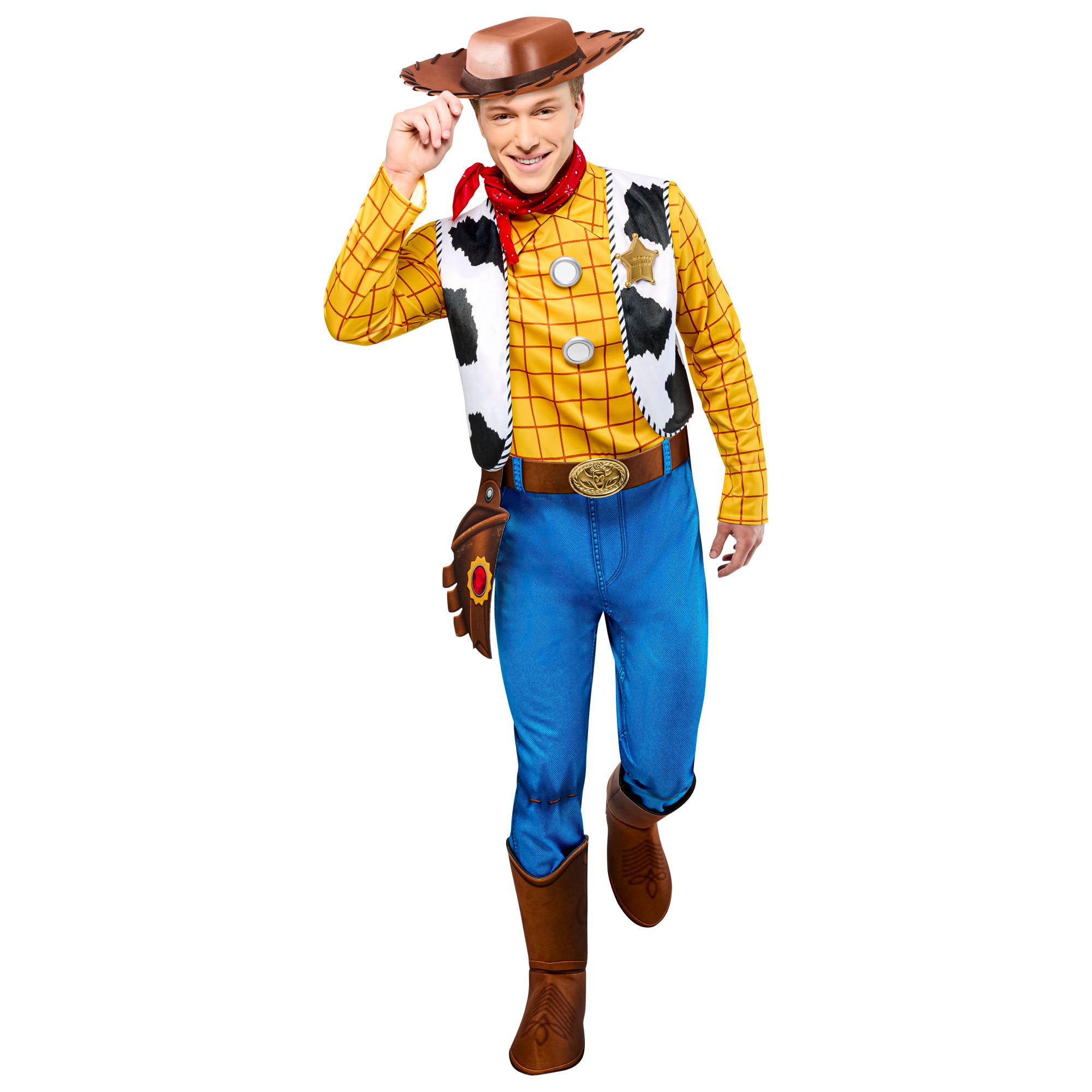 Adult Disney Pixar Toy Story Woody & Jessie Couples Costume Set - Image 2