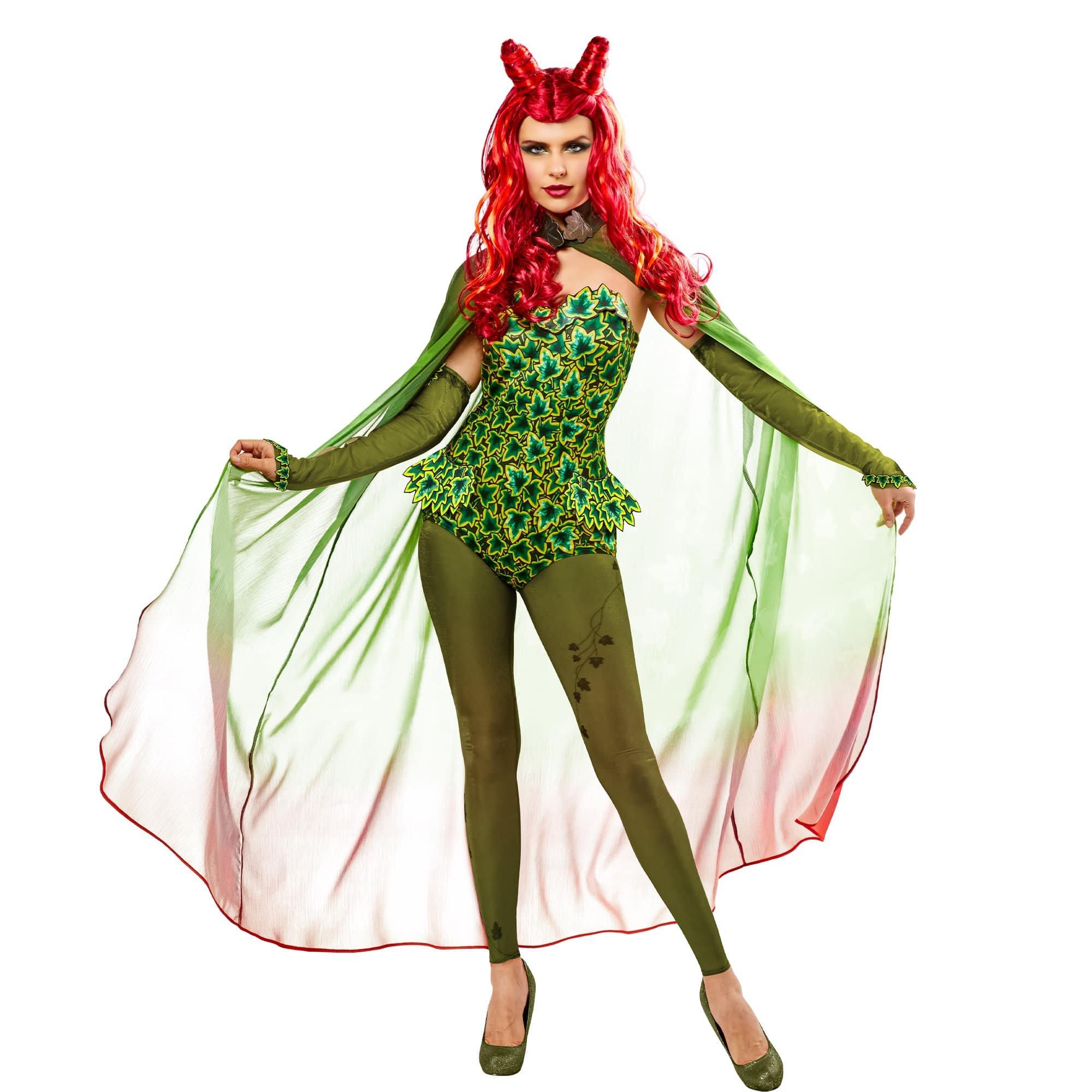 Women's Batman & Robin 1997 Poison Ivy Complete Costume Set