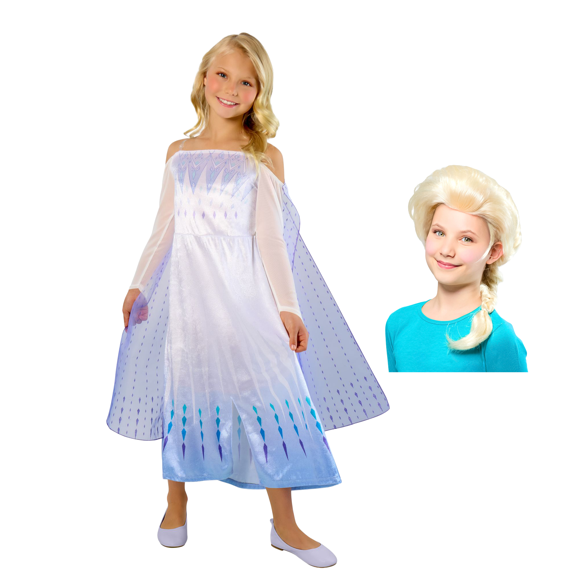 Girls' Disney Frozen Elsa Complete Costume Set