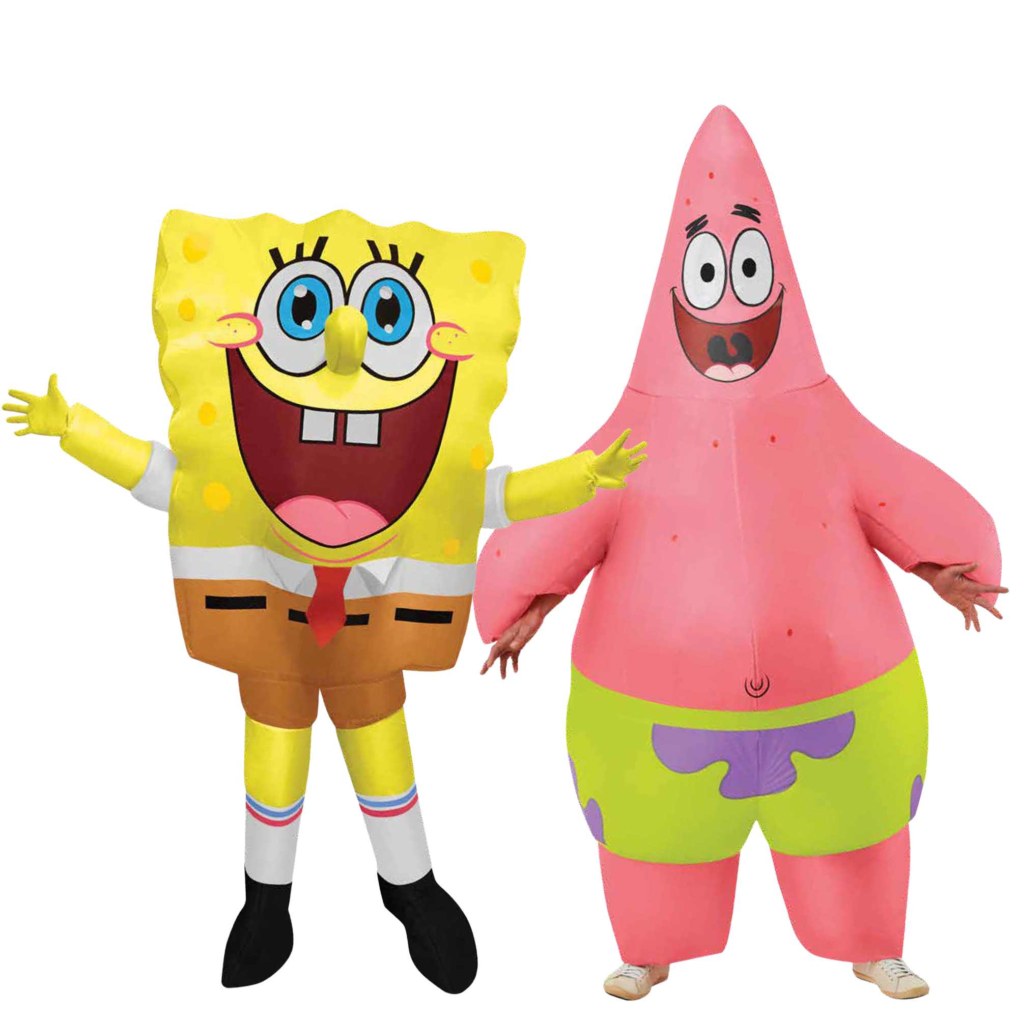 SpongeBob SquarePants & Patrick Star Inflatable Adult Costume Set