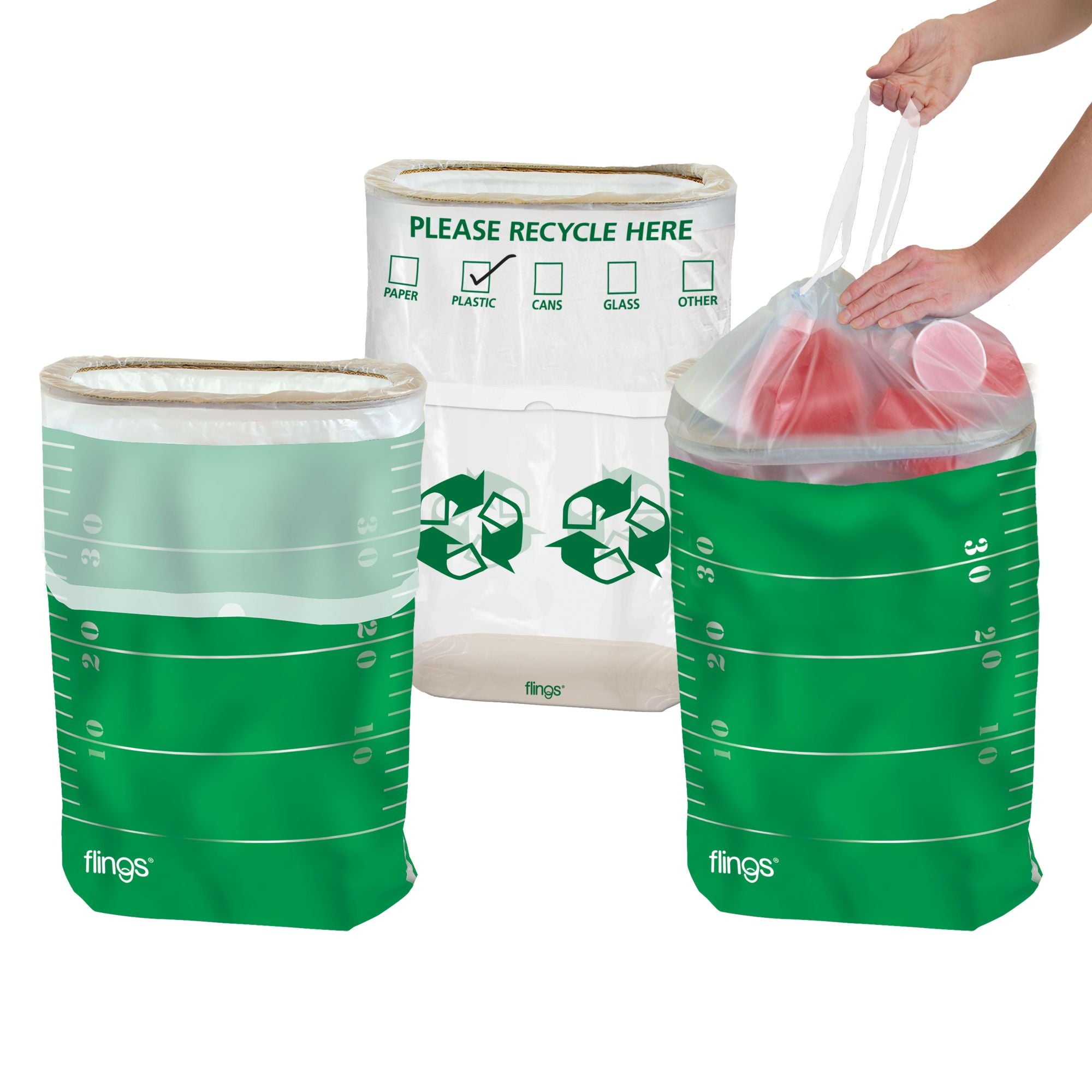 Football Pop Up Trash & Recycle Cleanup Kit