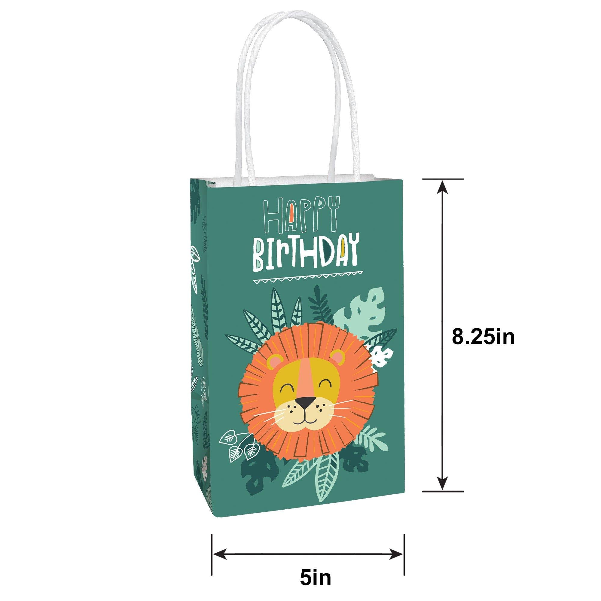 Get Wild Jungle Kraft Favor Bags, 5in x 8.25in, 8ct - Image 2