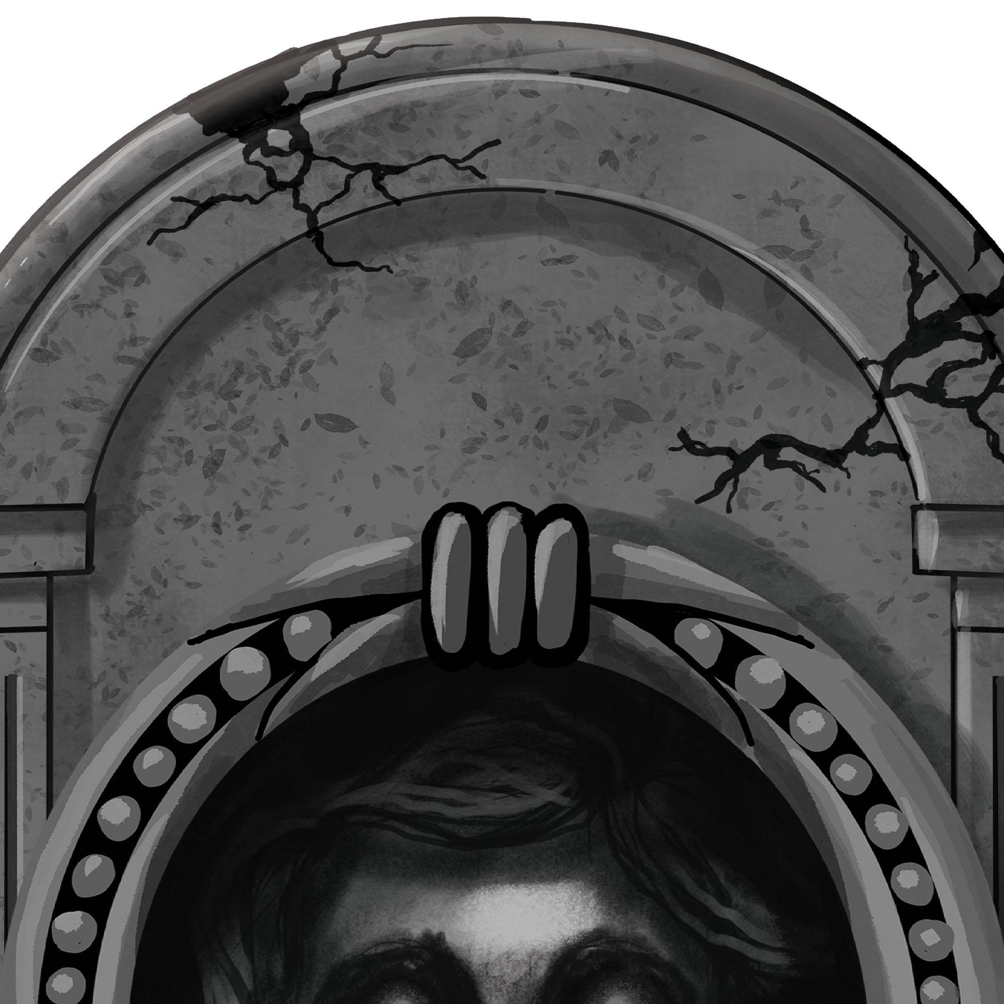 Light-Up Trapped Soul Tombstone, 14.75in x 22in - Image 2