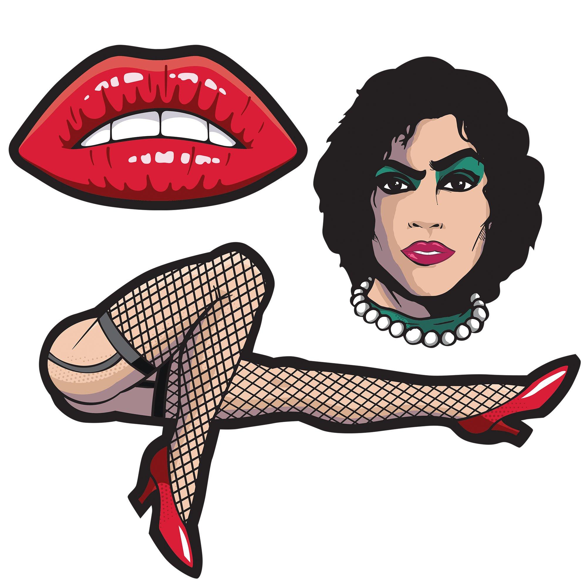 Rocky Horror Show Cardstock Cutouts, 12pc - Image 2