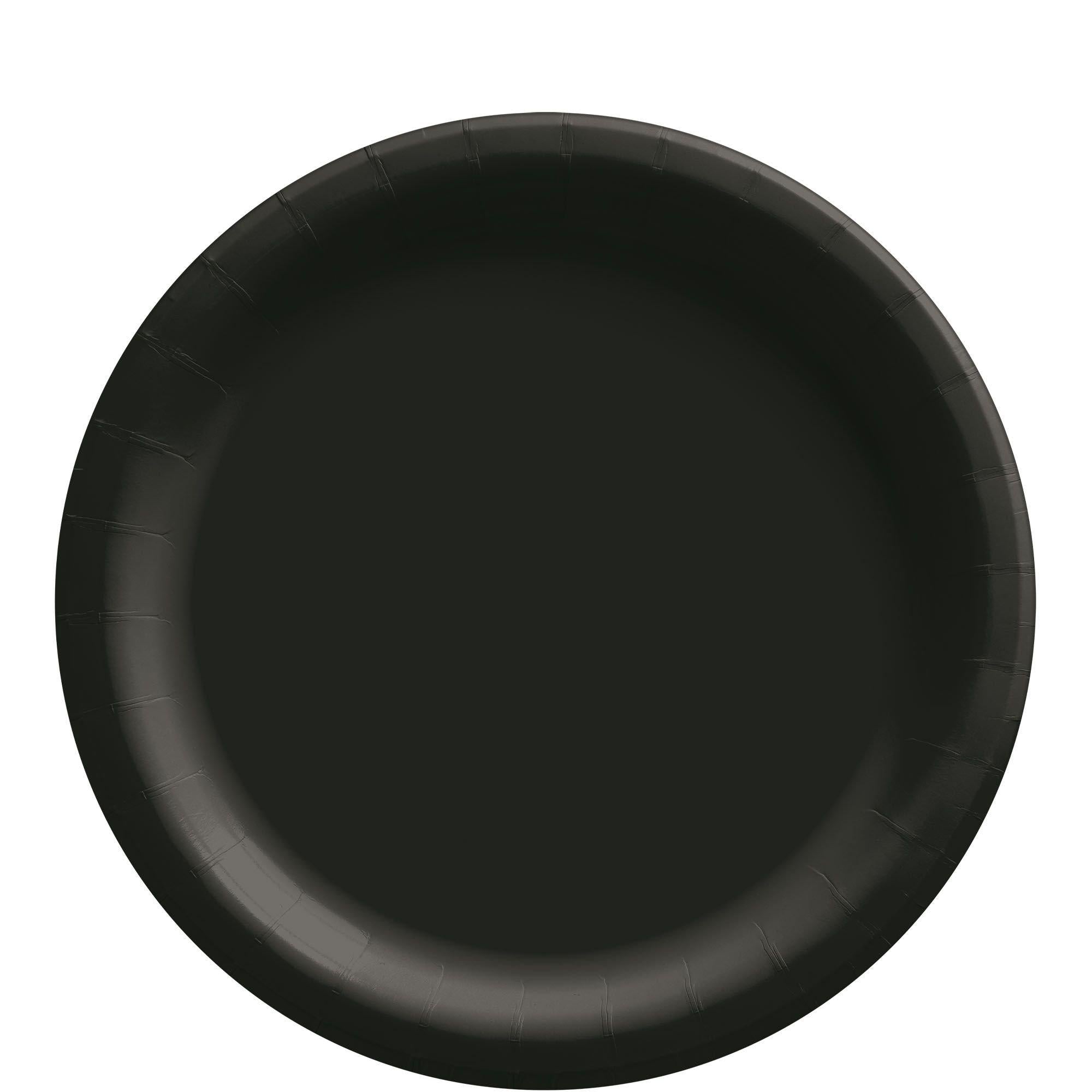 Extra Sturdy Paper Lunch Plates, 8.5in, Assorted Colors, Multiple Counts - Image 2