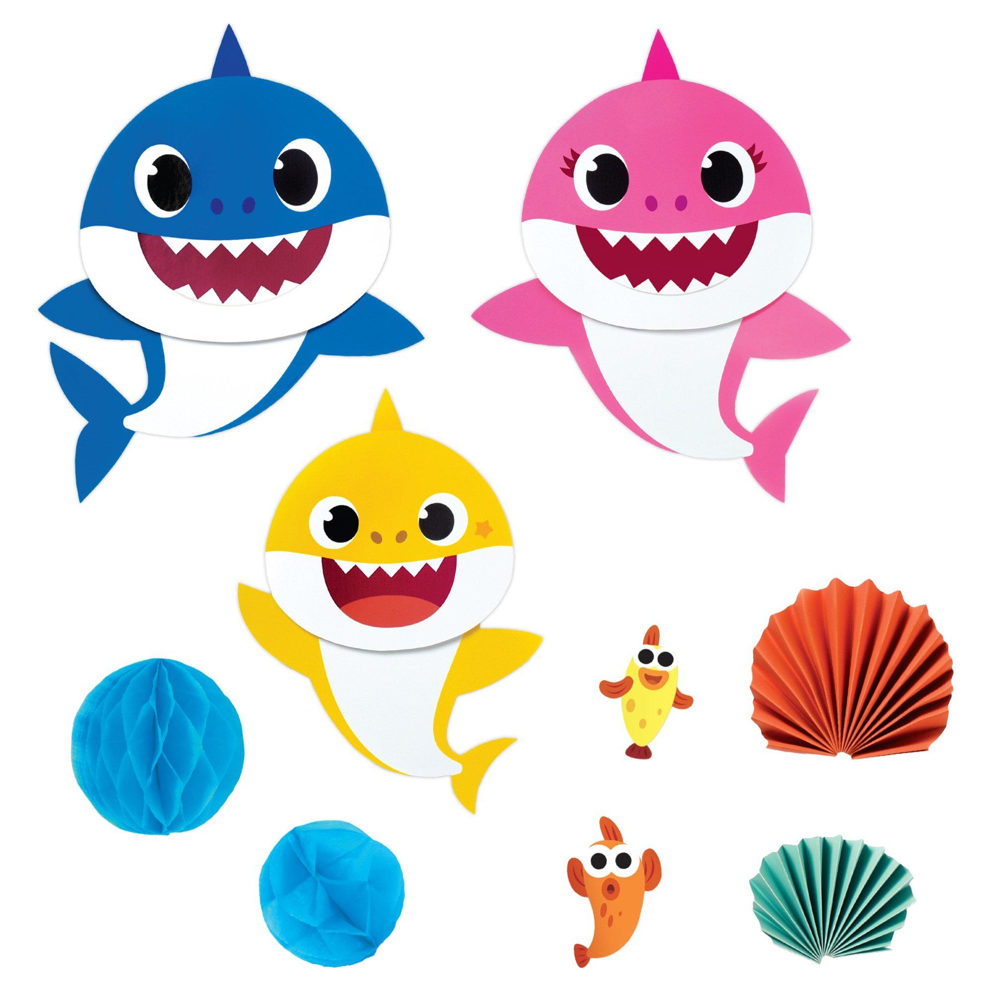 Baby Shark Wall Decorating Kit, 14pc - Image 2