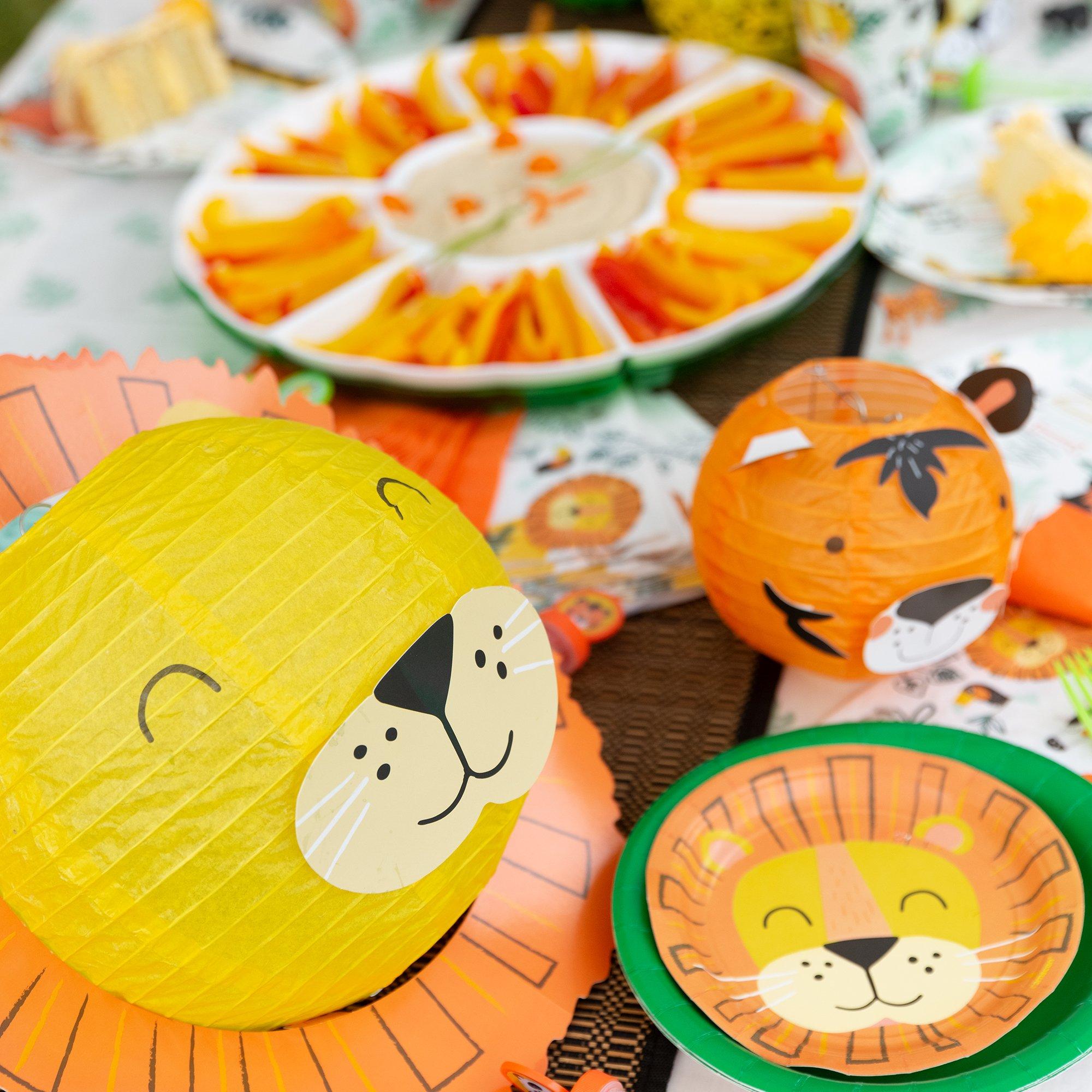 Get Wild Jungle Paper Lanterns, 5ct - Image 2