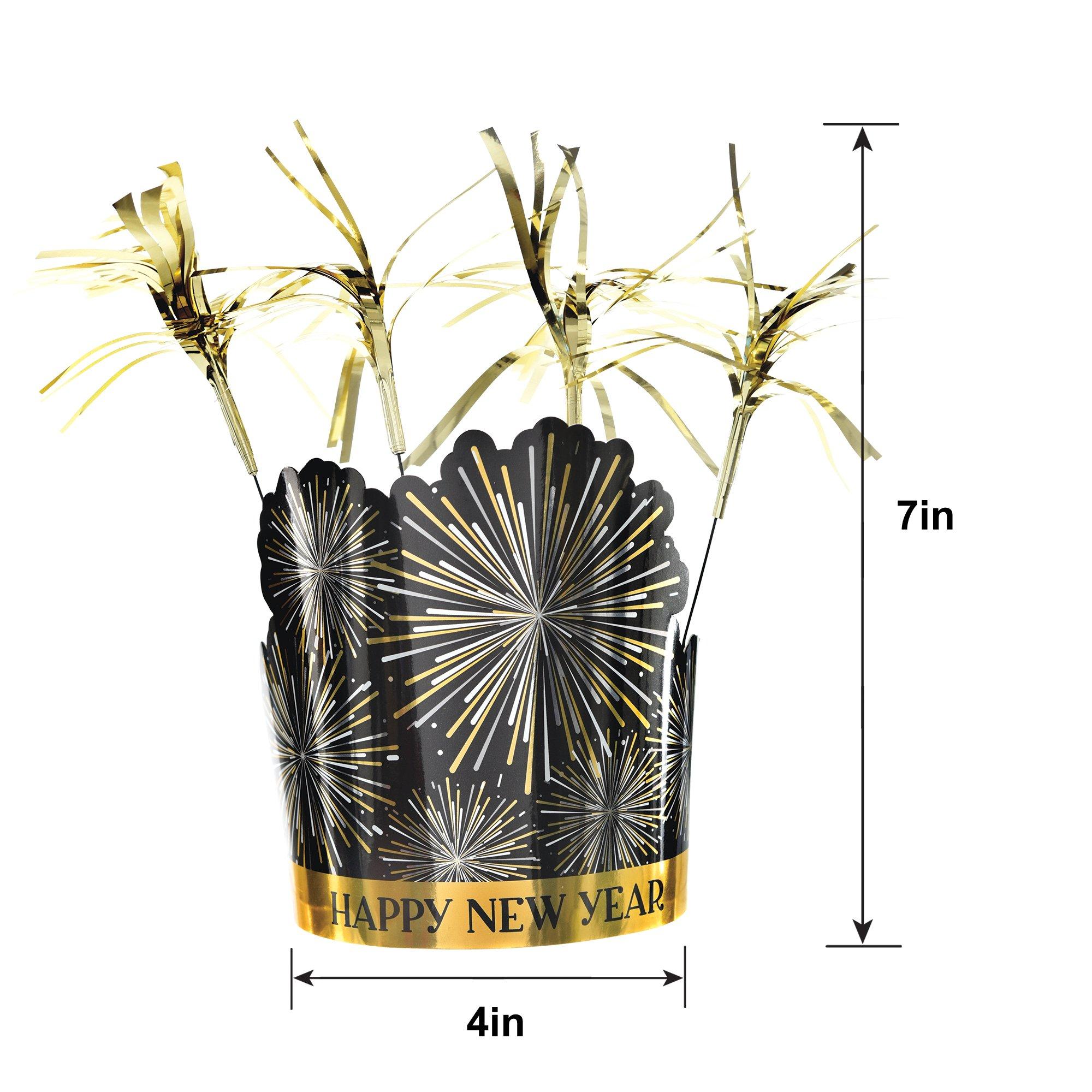Starlight Happy New Year Tinsel Burst Tiara, 10.7in - Image 2