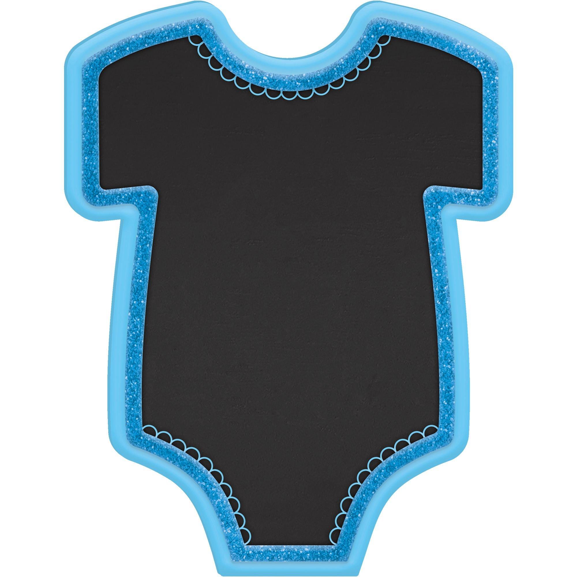 Bodysuit Baby Shower Chalkboard Easel Sign, Assorted Colors - Image 2