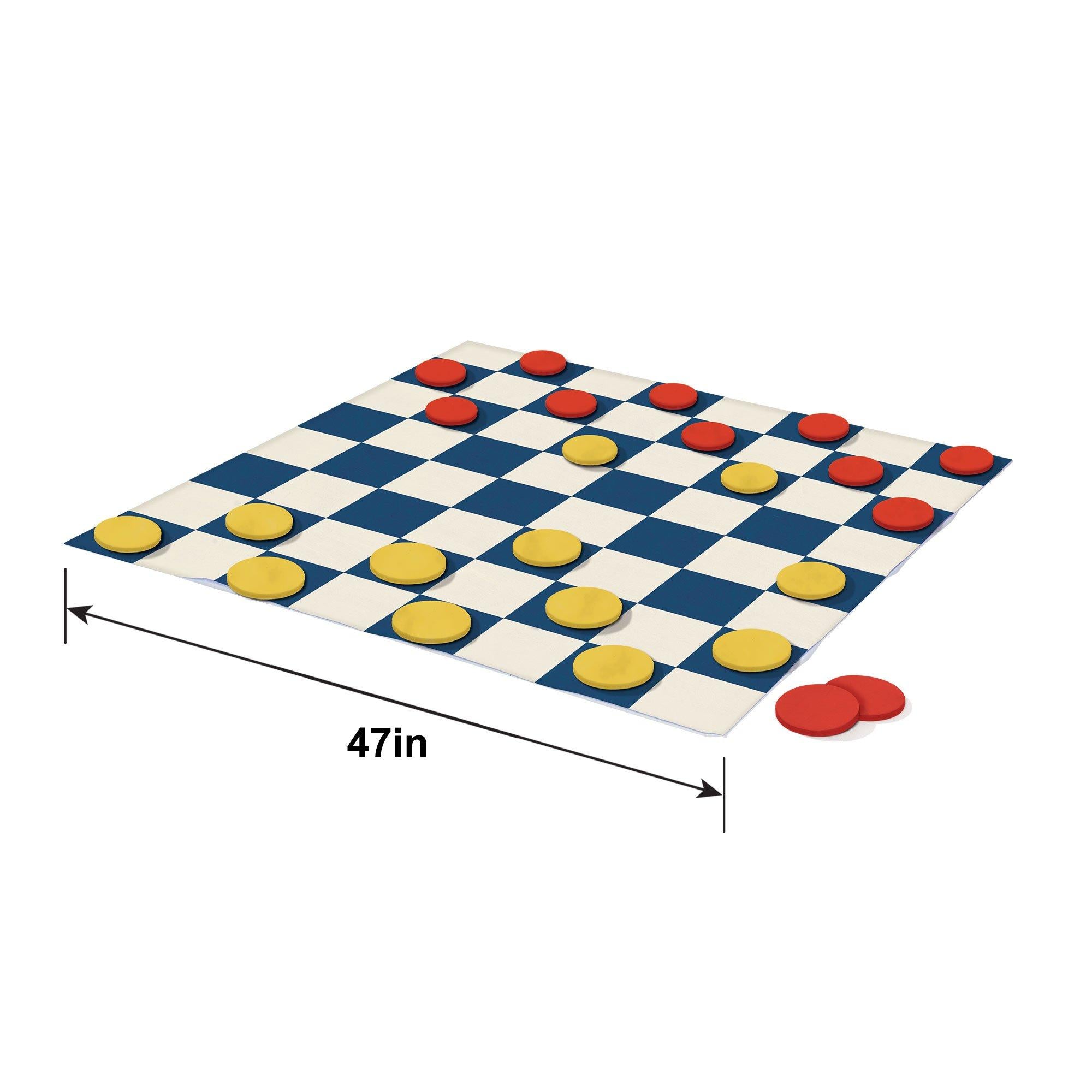 Giant Checkers Game Set, 25pc - Image 2