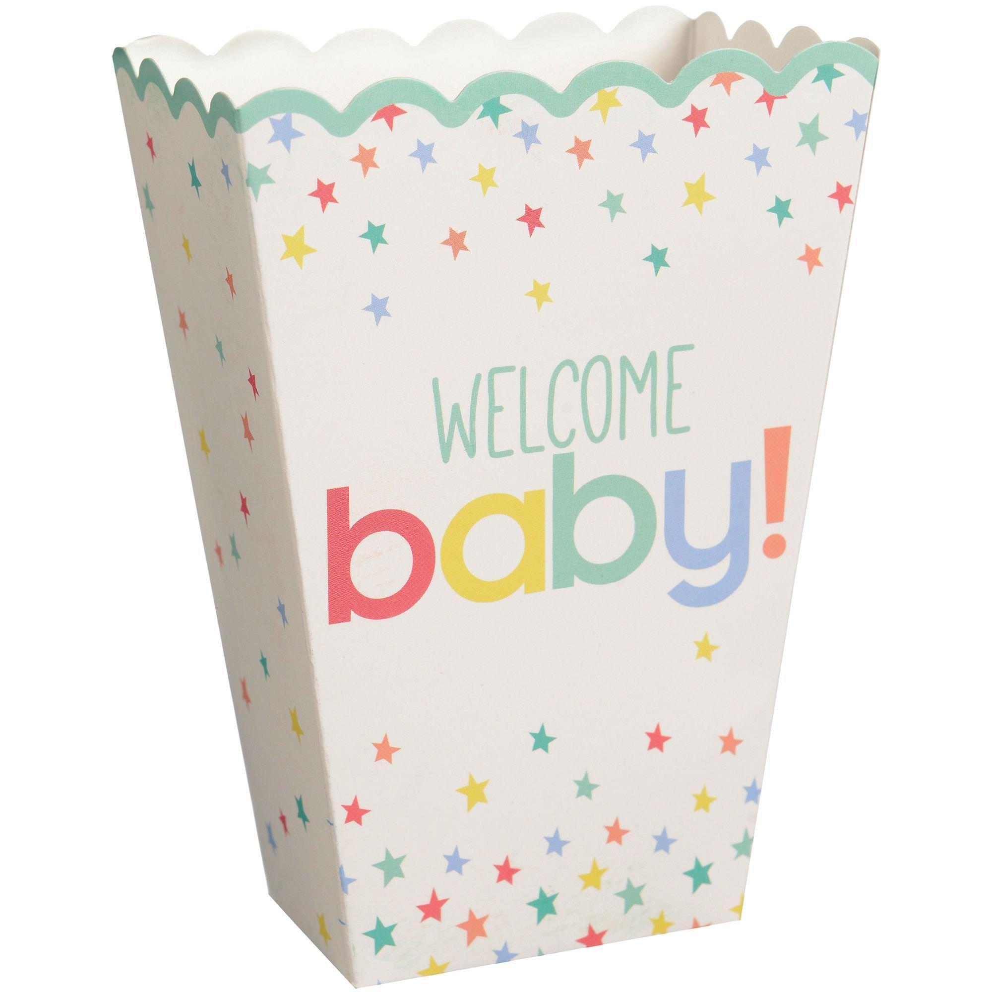 Hearts & Stripes It's a Gender Reveal Popcorn Boxes, 20ct, Assorted Colors - Image 2