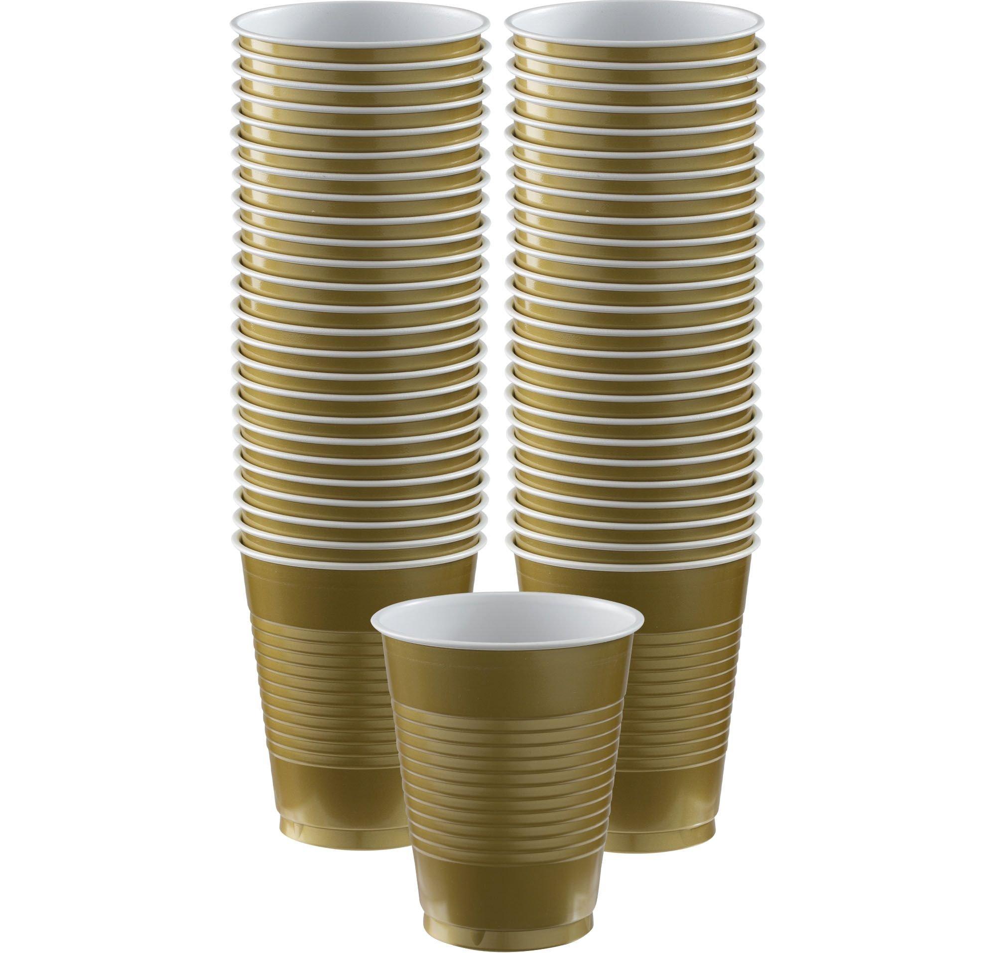 Plastic Cups, 18oz, 50ct, Assorted Colors