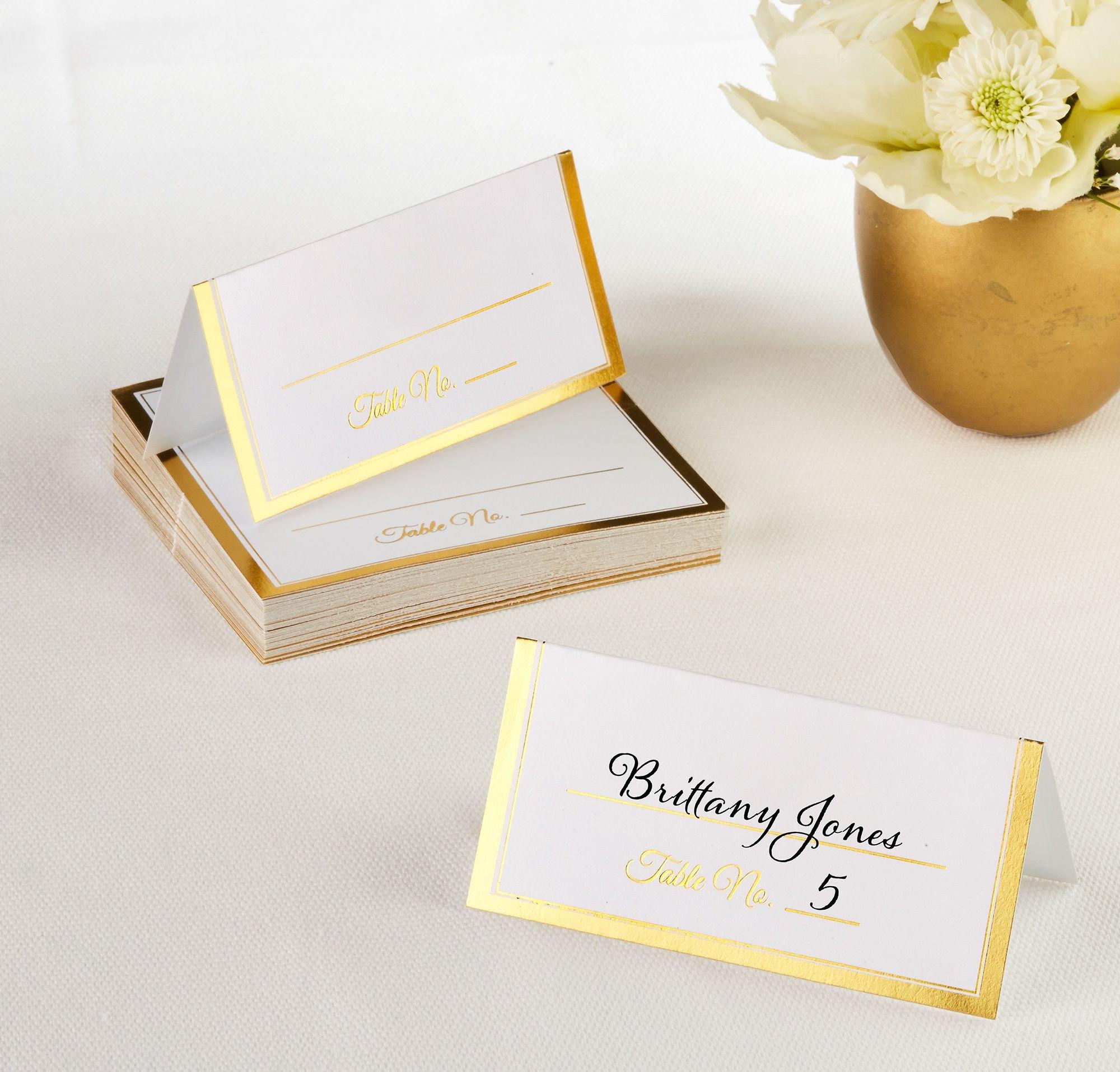 Border Place Cards, 50ct, Assorted Colors - Image 2