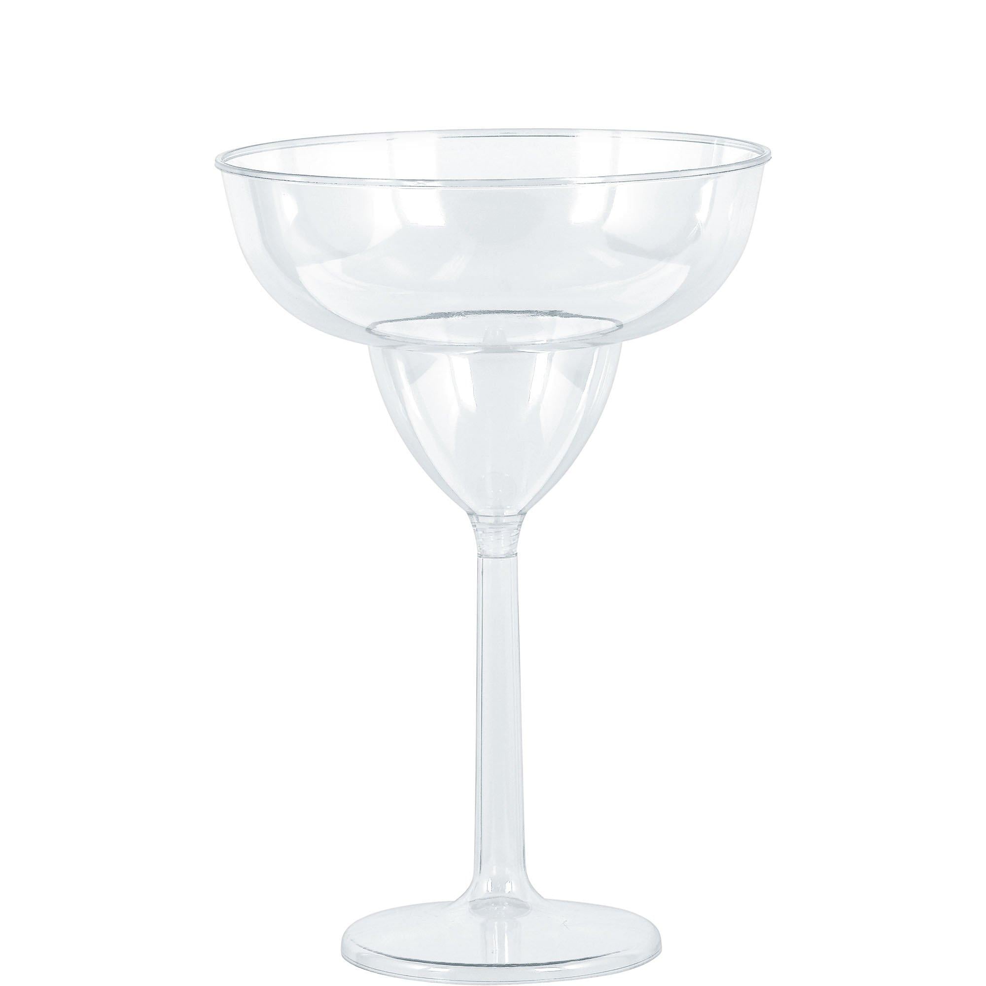 Jumbo Clear Plastic Margarita Glasses, 30oz, 4ct - Image 2