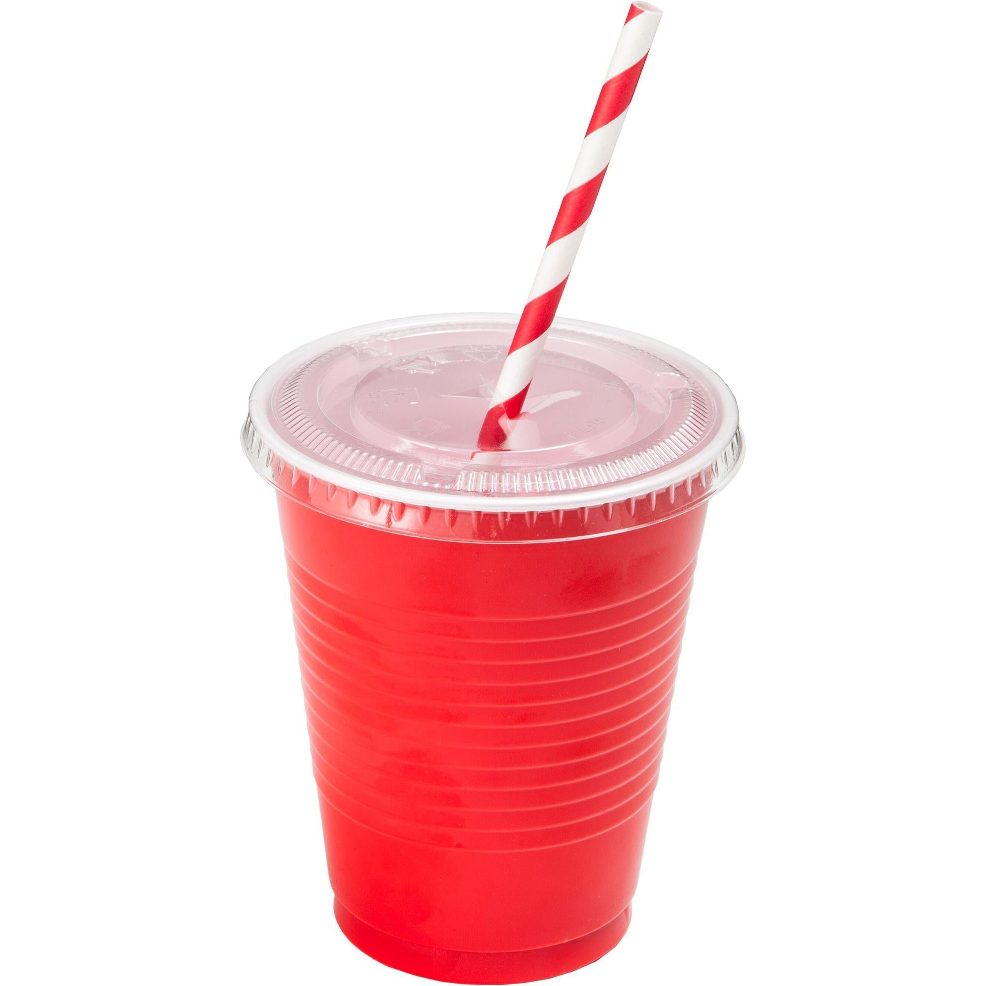 Clear Plastic 18oz Cup Lids, 4in, 50ct - Image 2