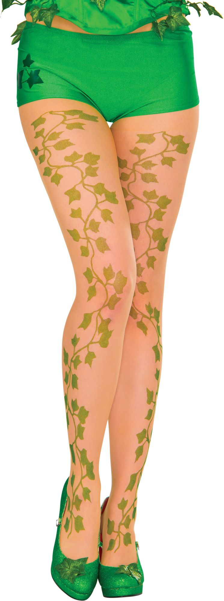 Adult Printed Poison Ivy Tights