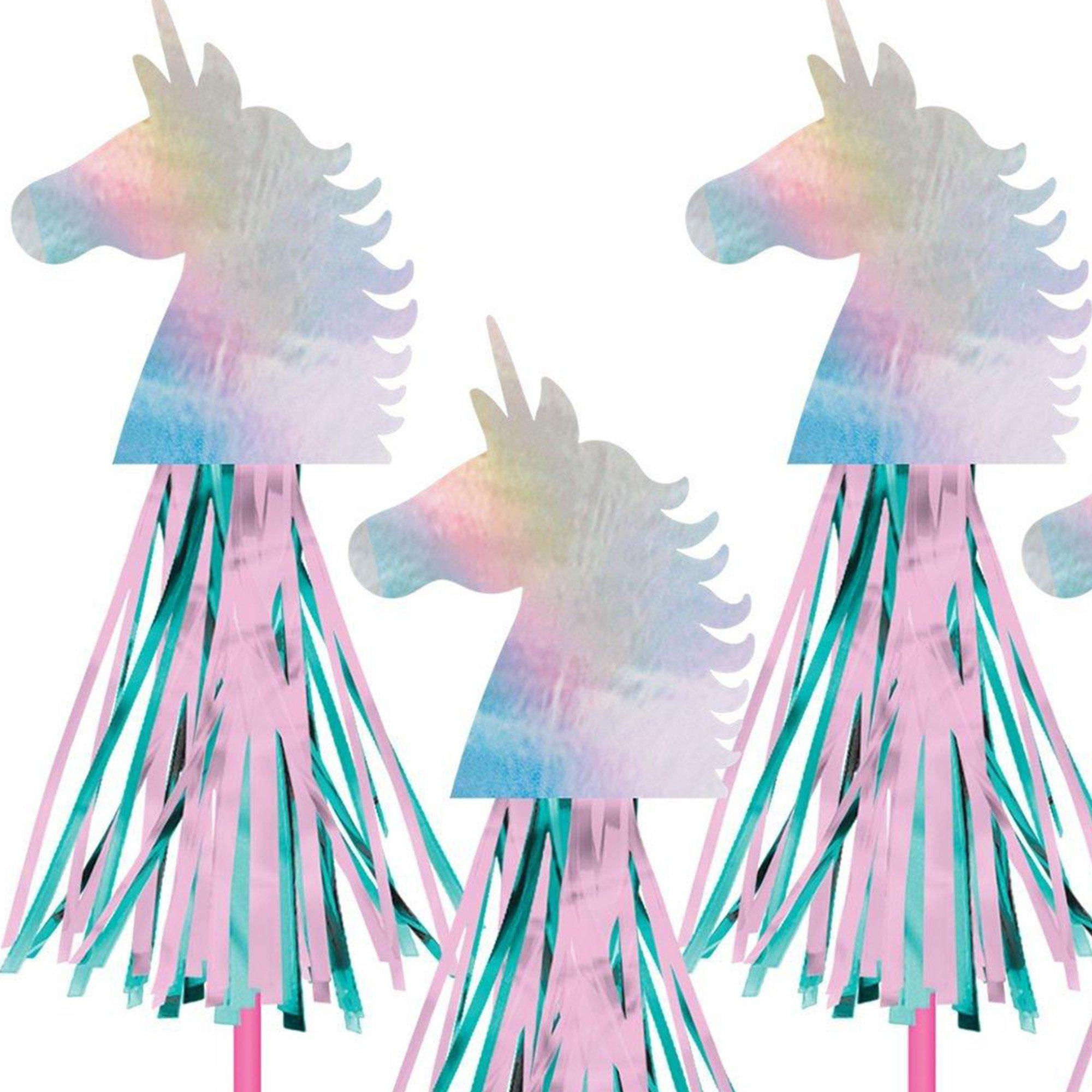 Iridescent Enchanted Unicorn Wands, 17in, 6ct - Image 2