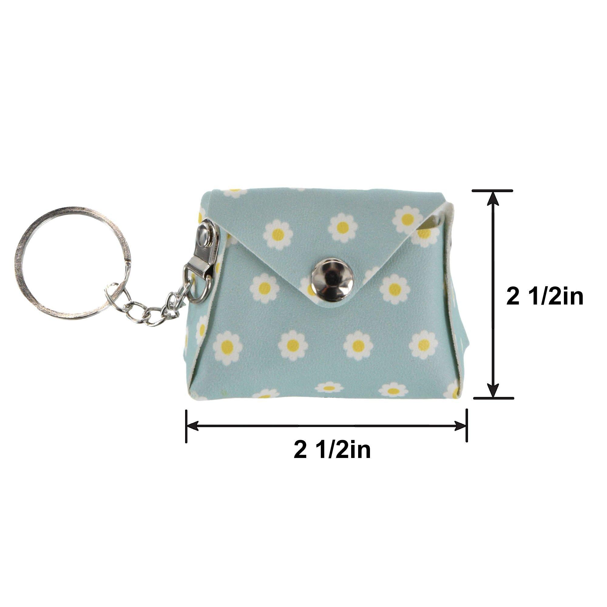 Daisy & Rainbow Mini Purse Keychains, 8ct - Image 2