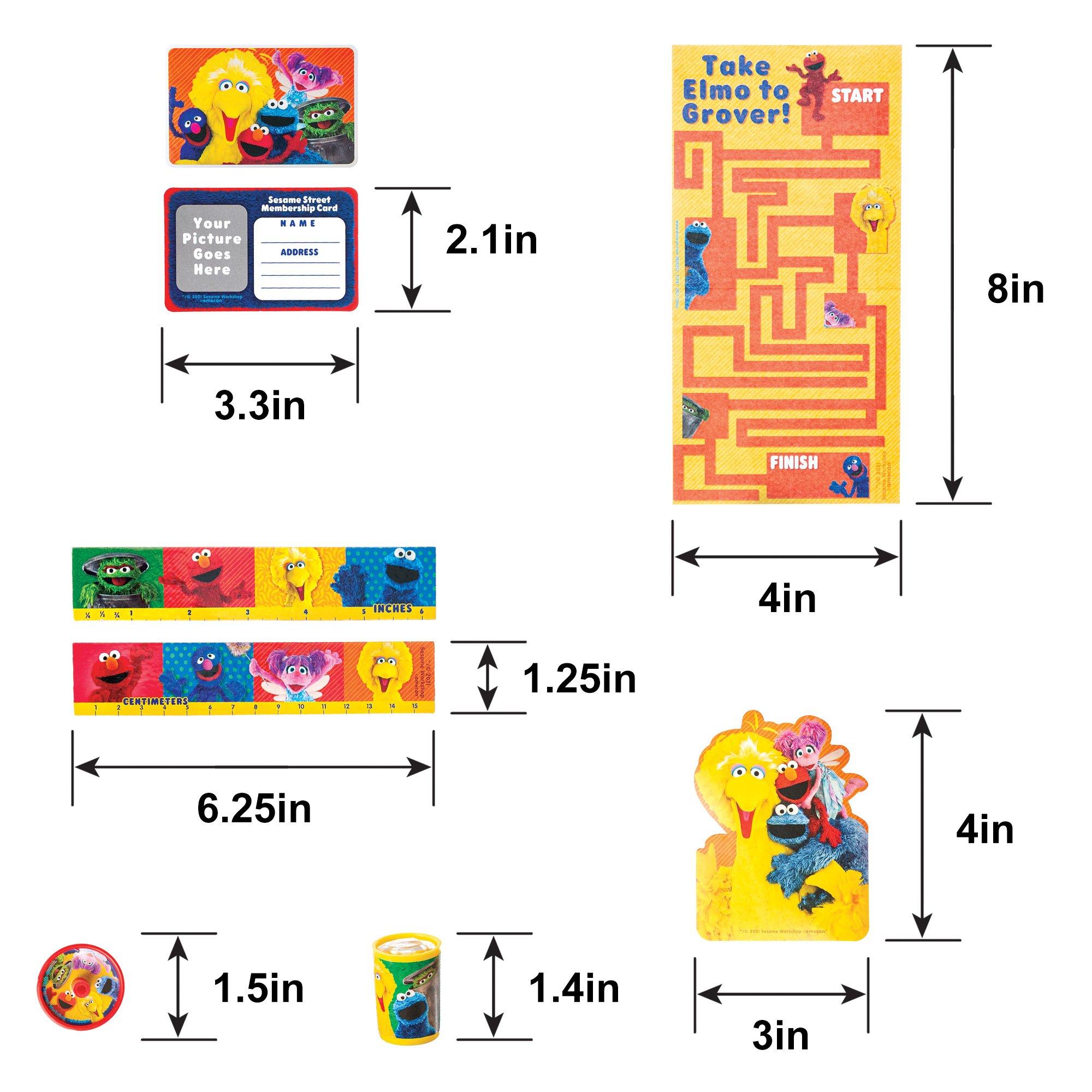 Everyday Sesame Street Favor Pack, 8 Guests, 48pc - Image 2