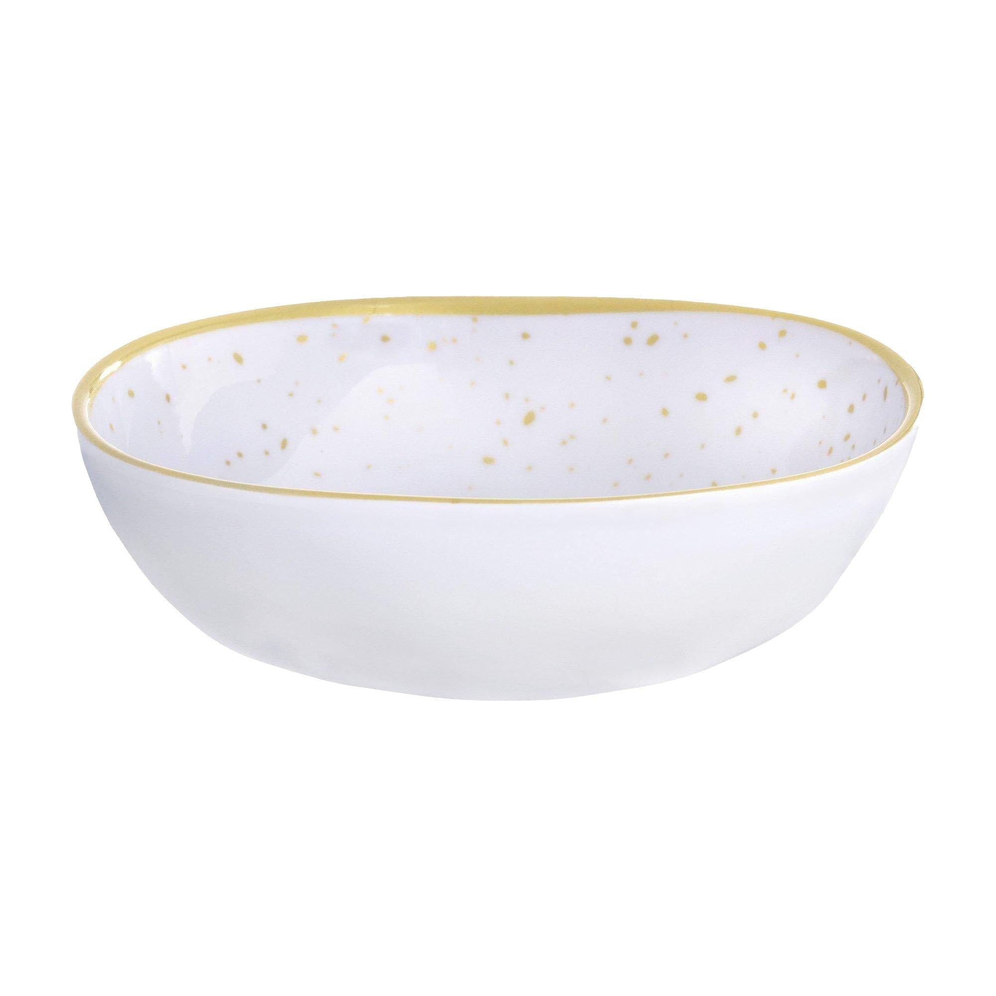White With Speckles Melamine Bowl, 6.3in, 19.5oz, Assorted Colors - Image 2